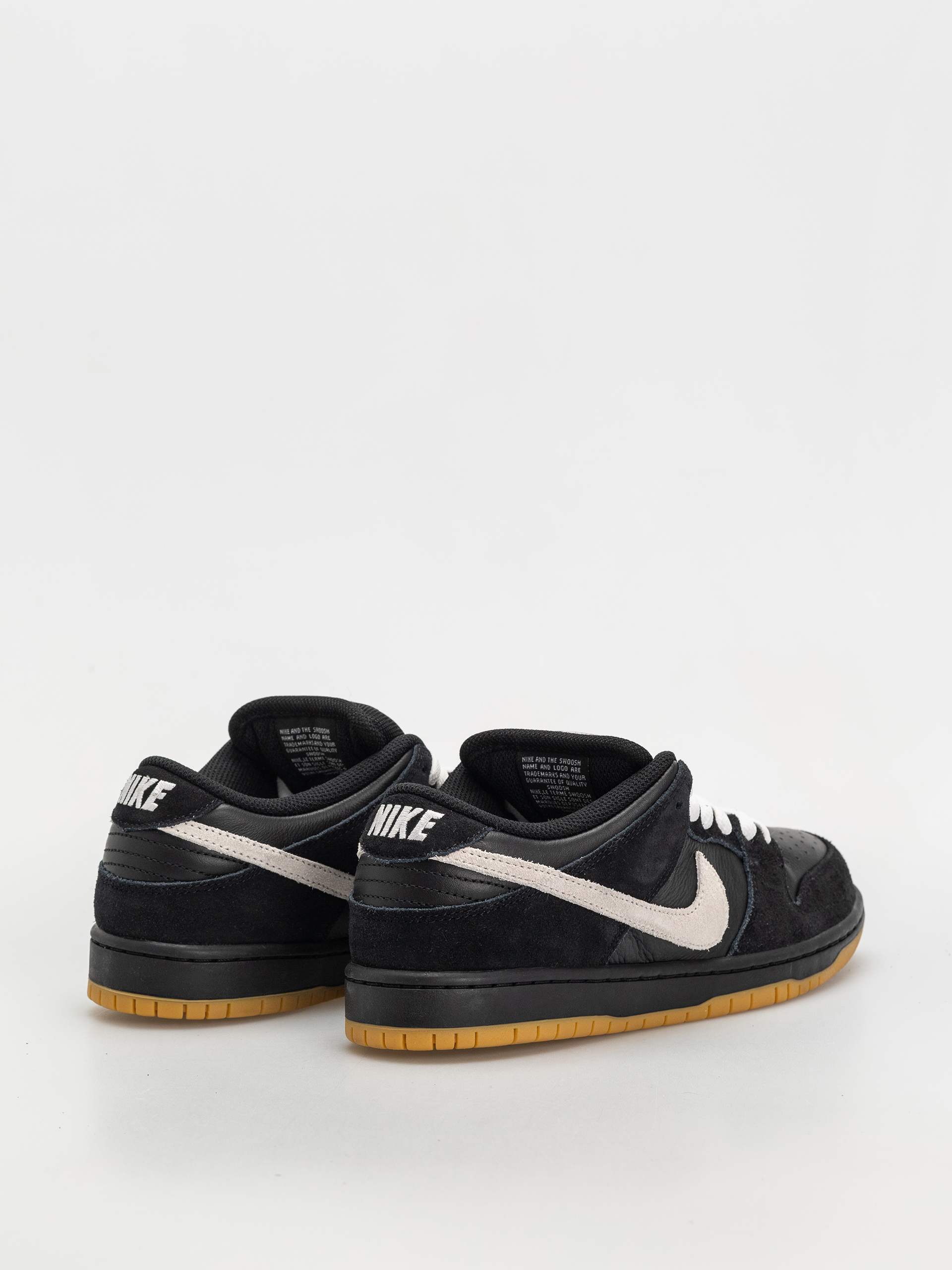Nike SB Dunk Low Pro Shoes (black/white black gum light brown)