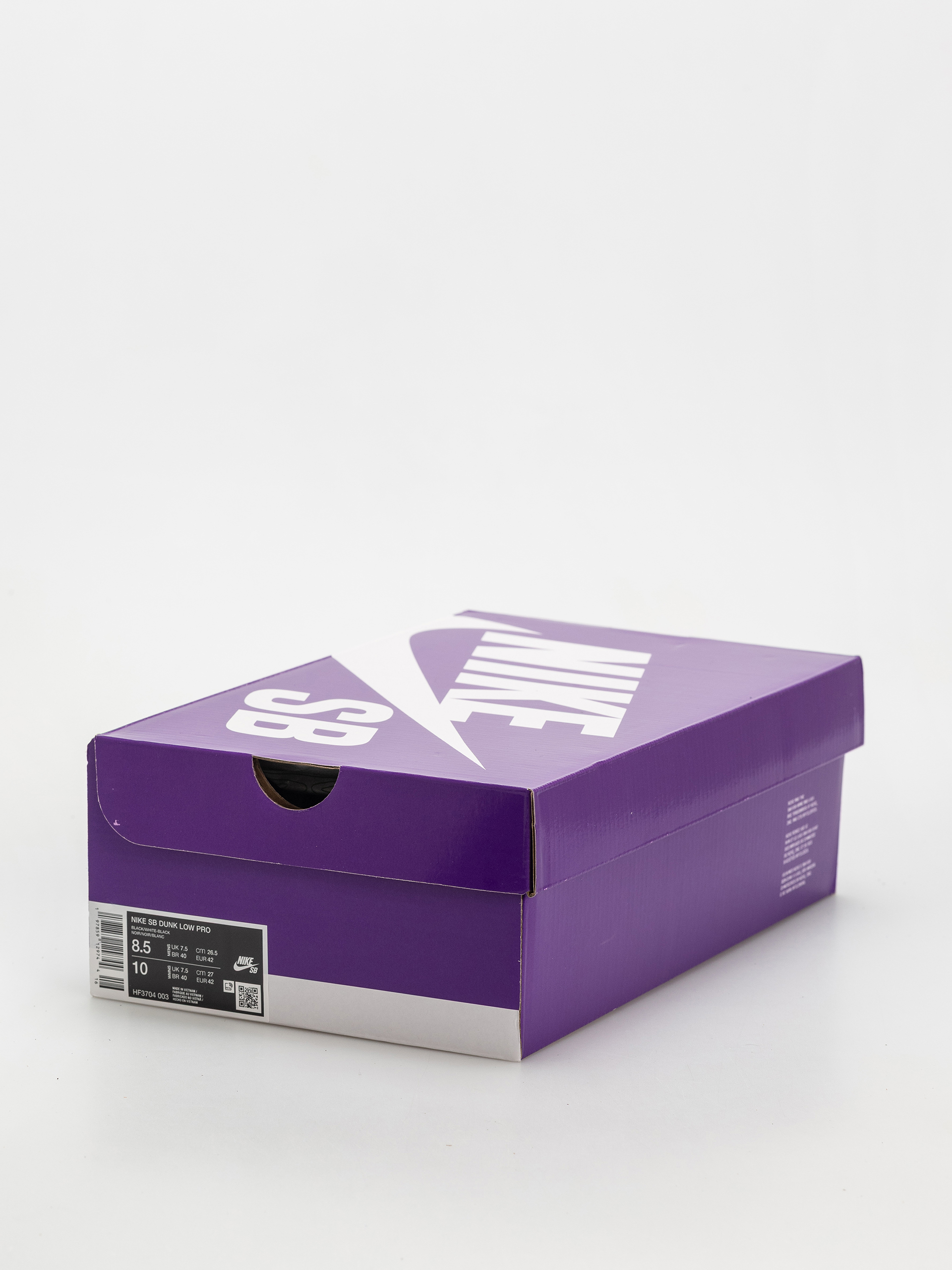 Nike SB Dunk Low Pro Shoes (black/white black gum light brown)