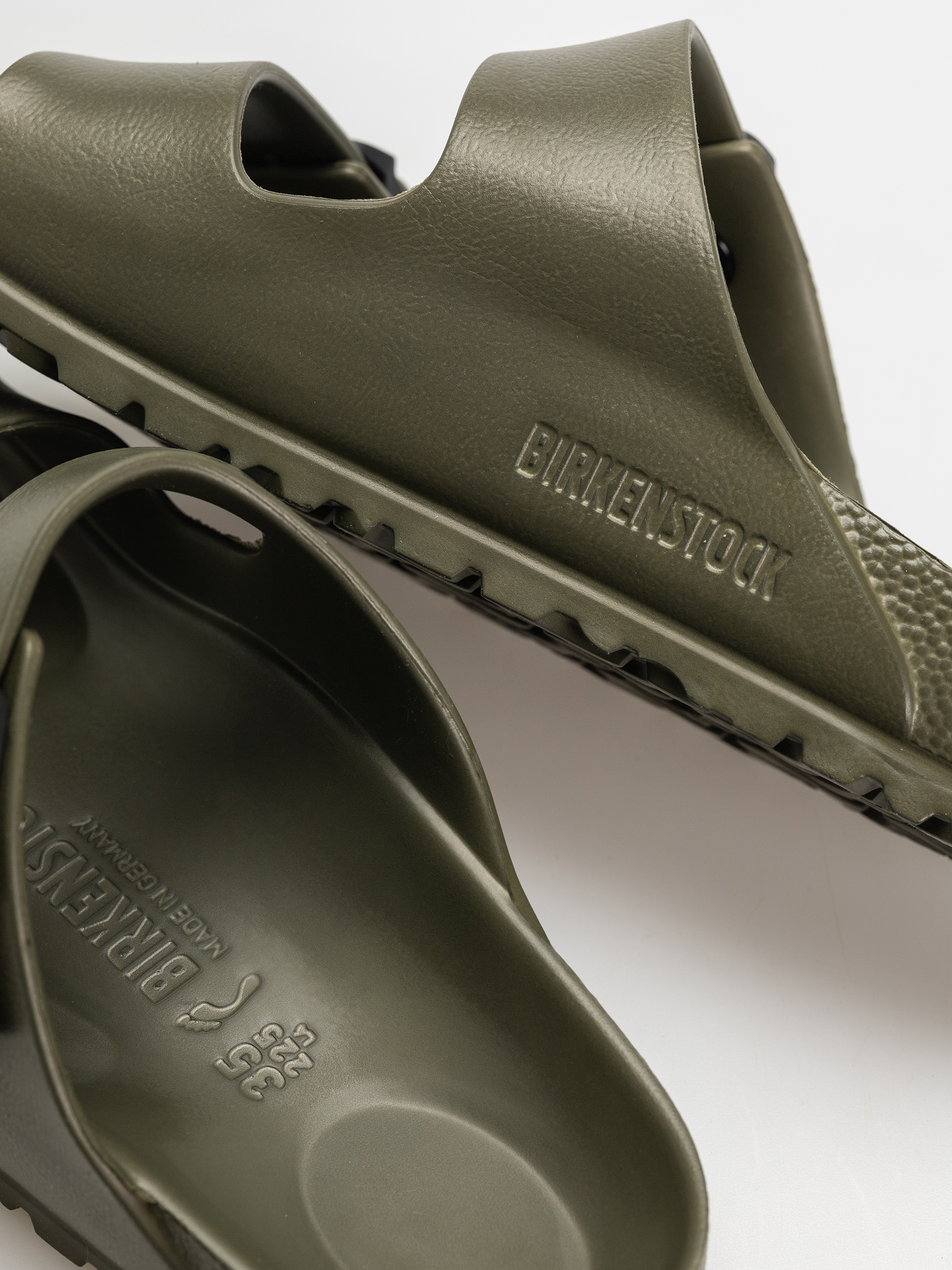 Birkenstock Arizona Stealth Buckle EVA Narrow Wmn Flip-flops (khaki/black)