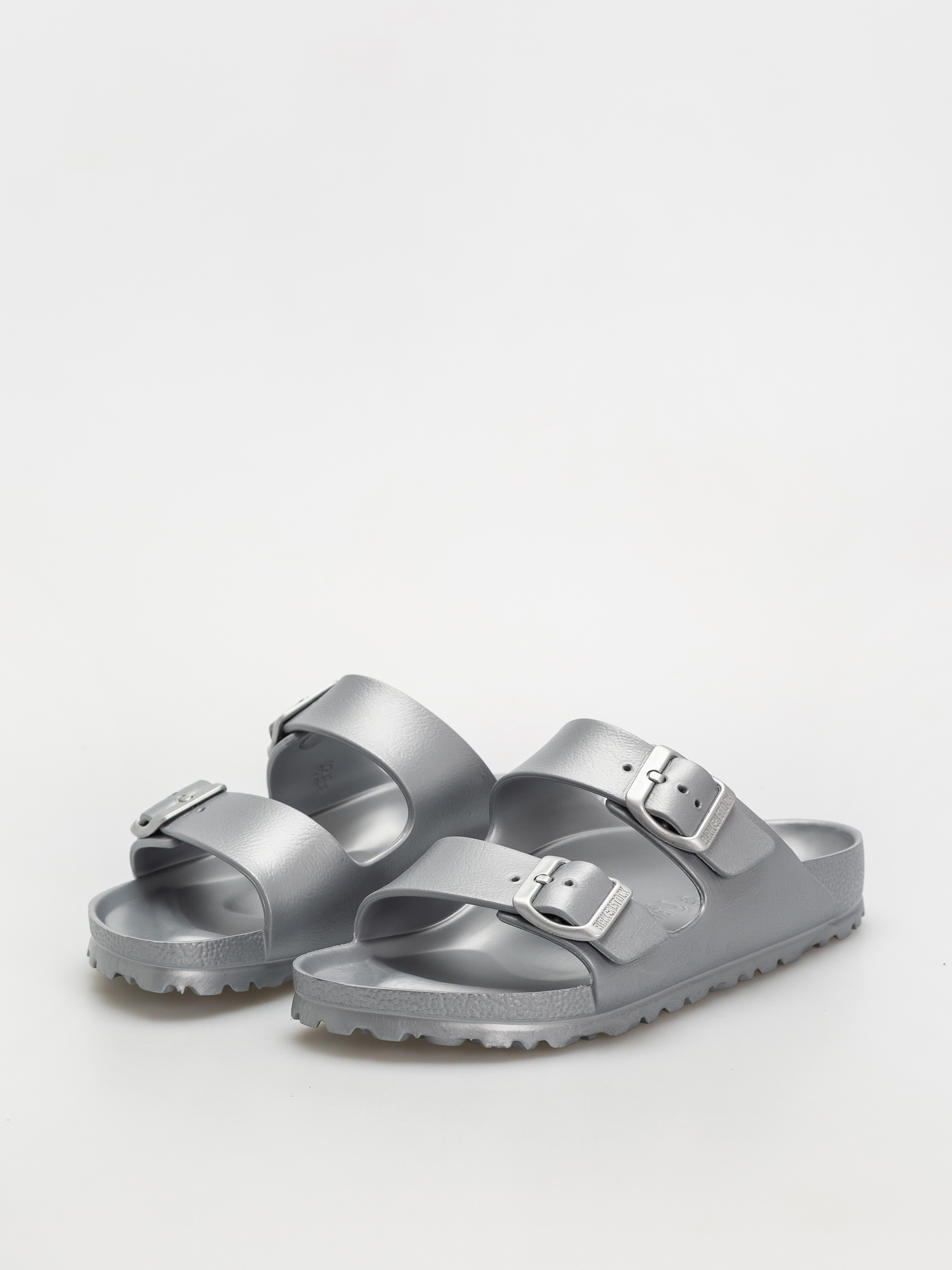 Birkenstock Flip-flops Arizona EVA Narrow Wmn (metallic silver)