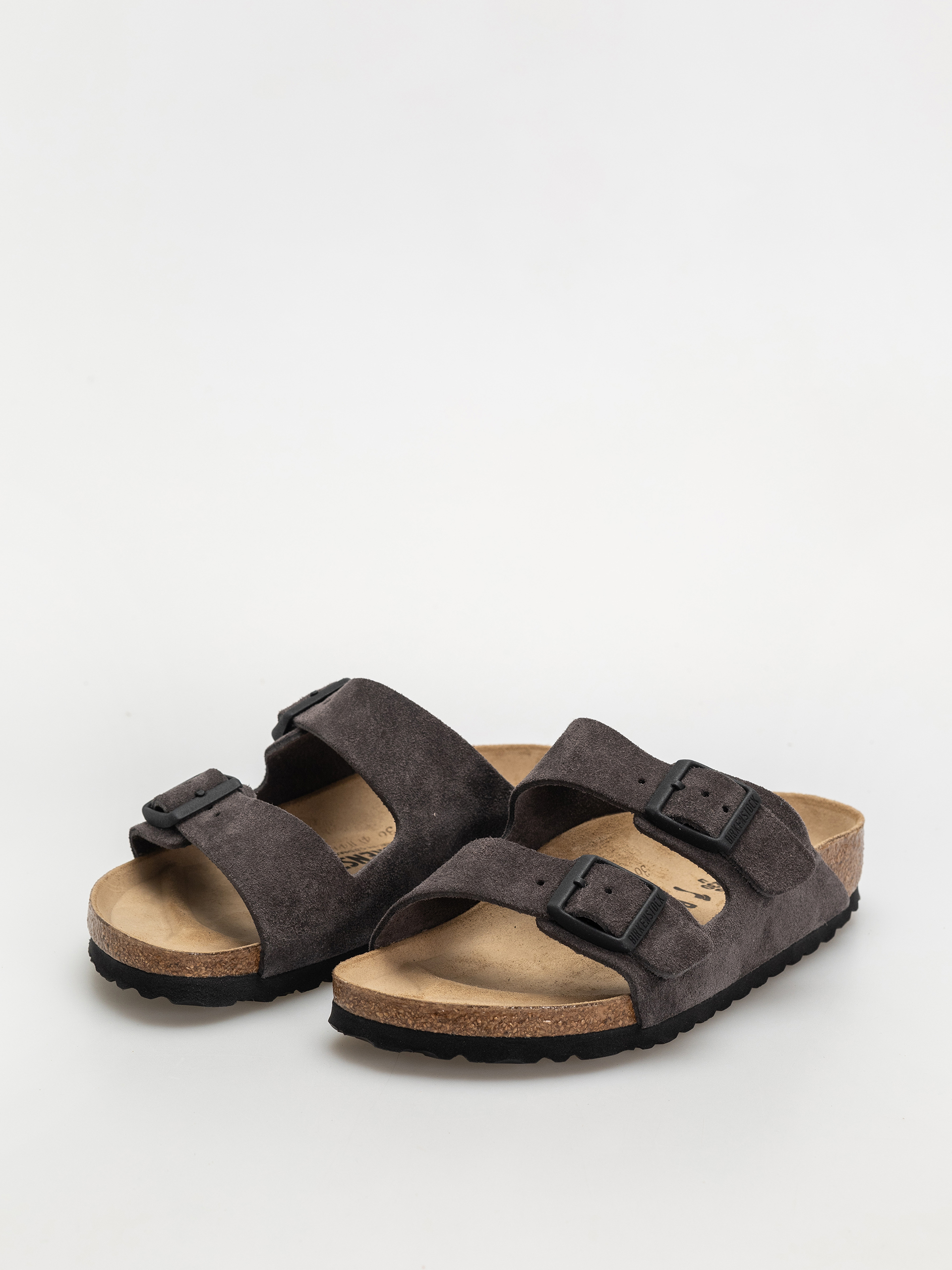Birkenstock Flip-flops Arizona Suede Leather Narrow Wmn (velvet grey)