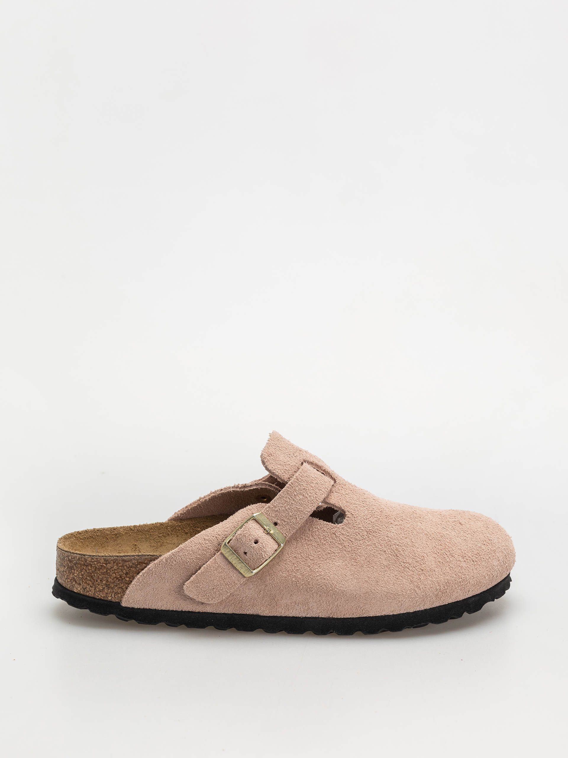 サンダル・ミュール BIRKENSTOCK BOSTON BS FLAT MULES IN NUBUCK (NARROW FIT) Birkenstock Flip-flops Boston Suede Embossed Narrow Wmn
