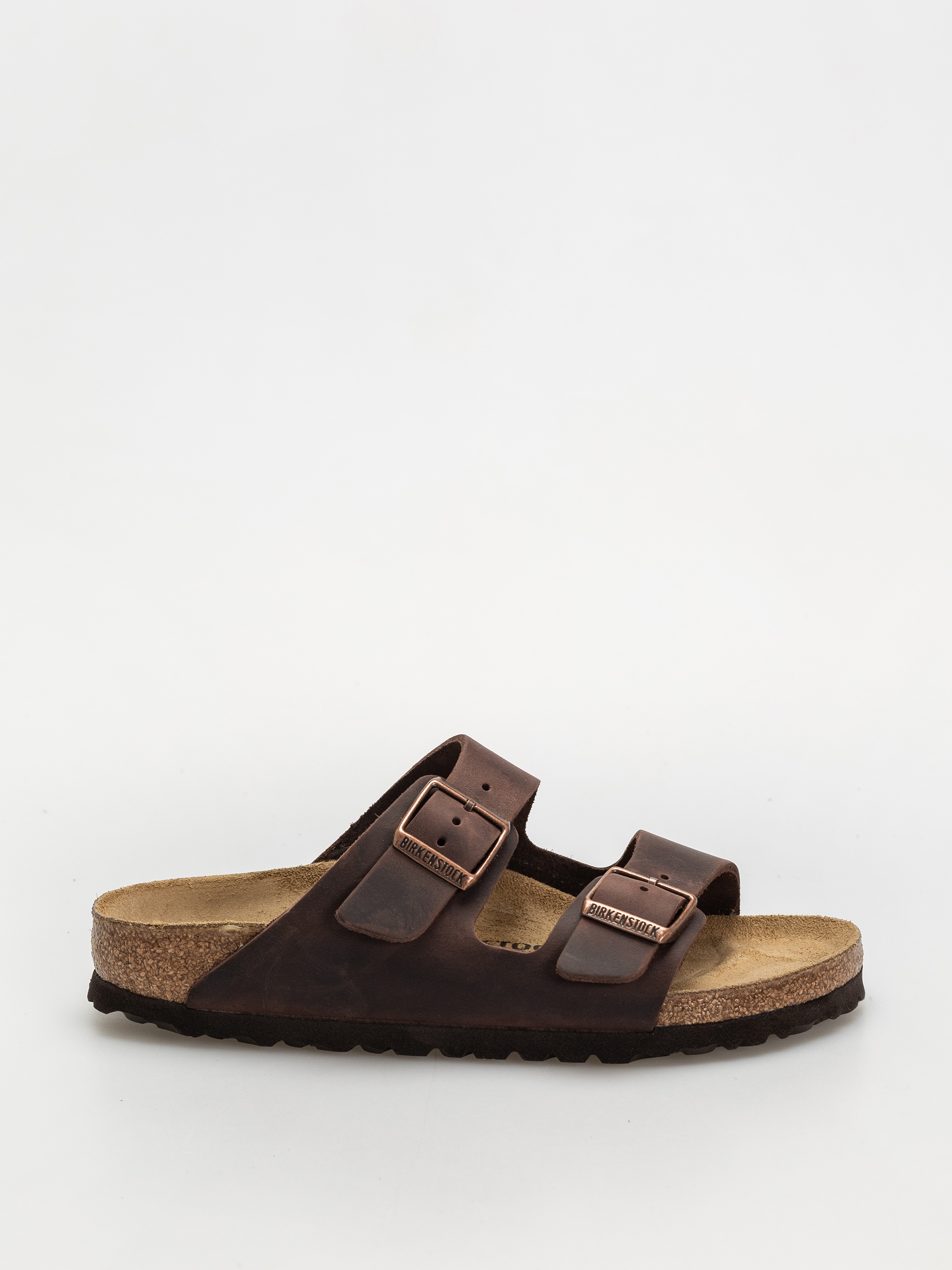 Birkenstock Arizona Oiled Leather Narrow Wmn Flip-flops brown