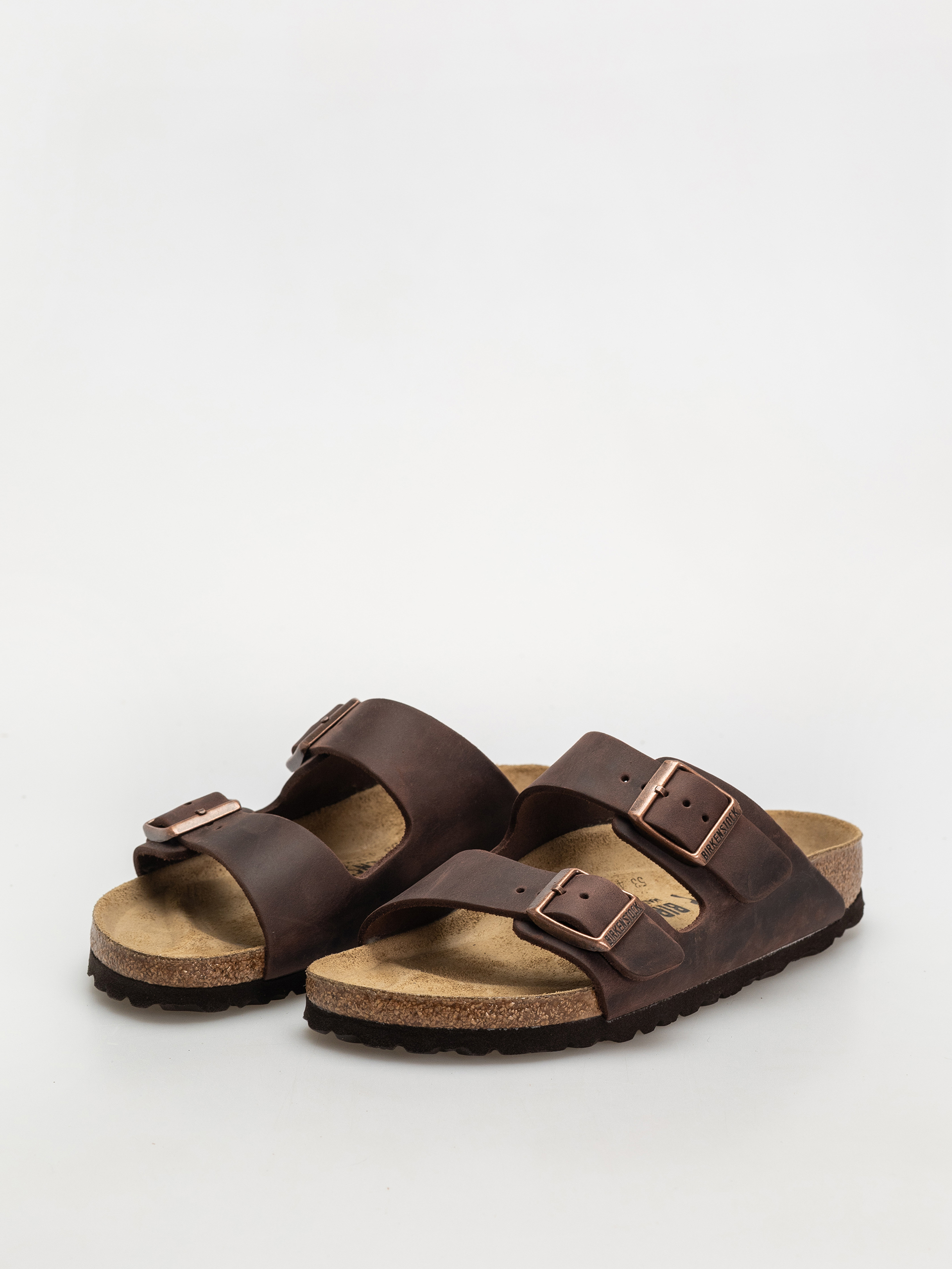 Birkenstock Arizona Oiled Leather Narrow Wmn Flip Flops (habana)