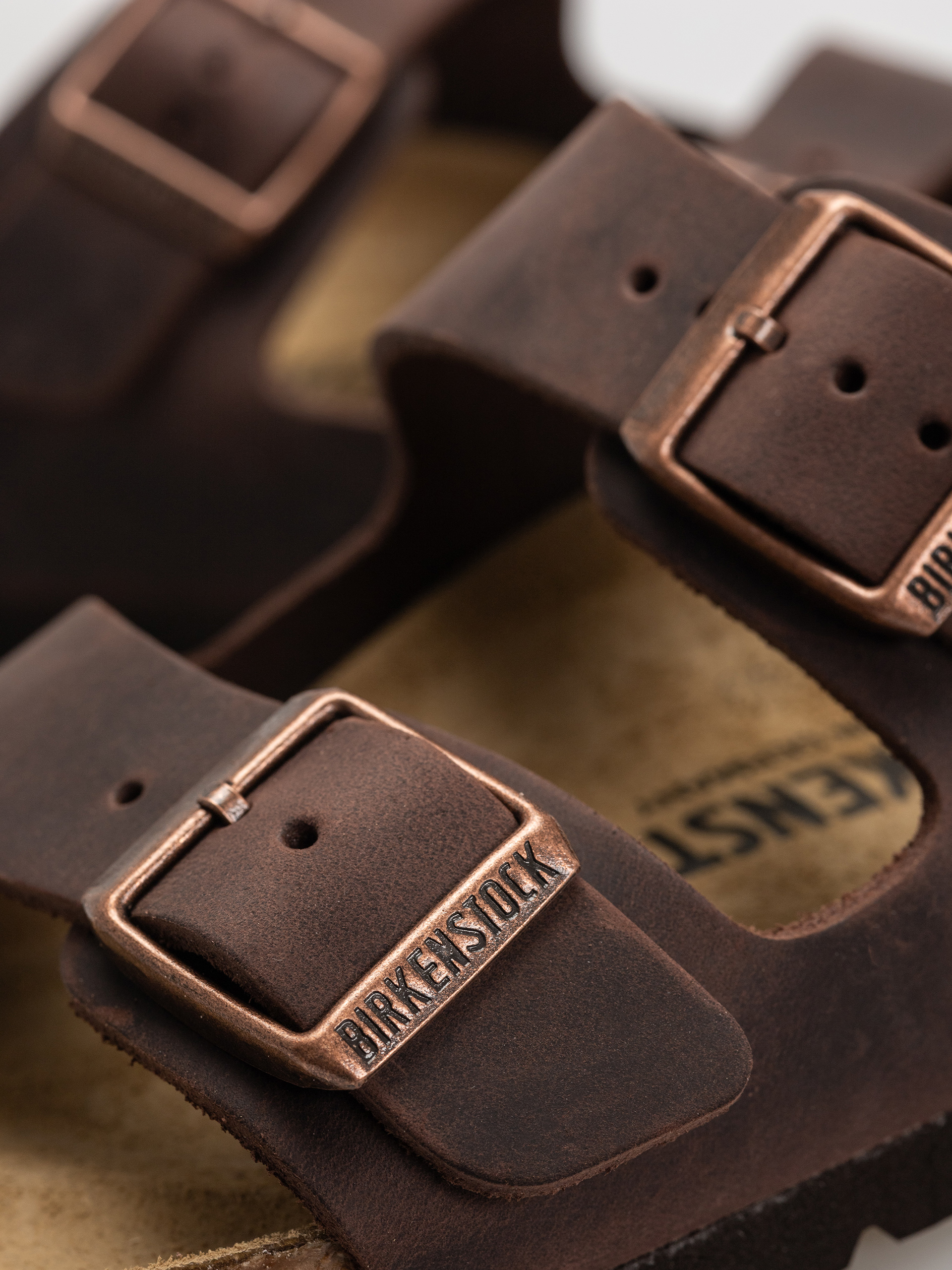 Birkenstock Arizona Oiled Leather Narrow Wmn Flip Flops (habana)