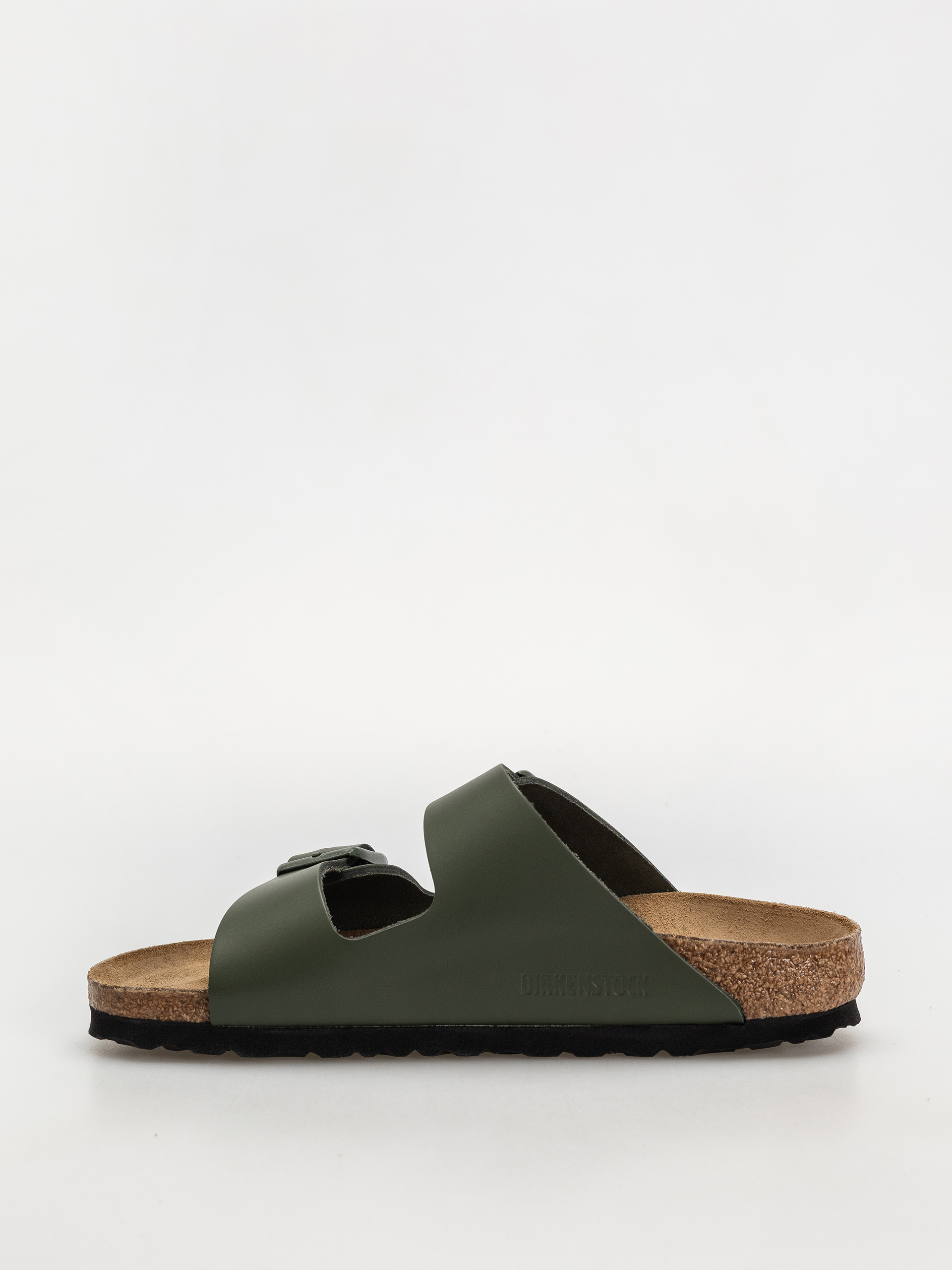 Birkenstock Flip-flops Arizona Natural Leather Narrow Wmn (thyme)