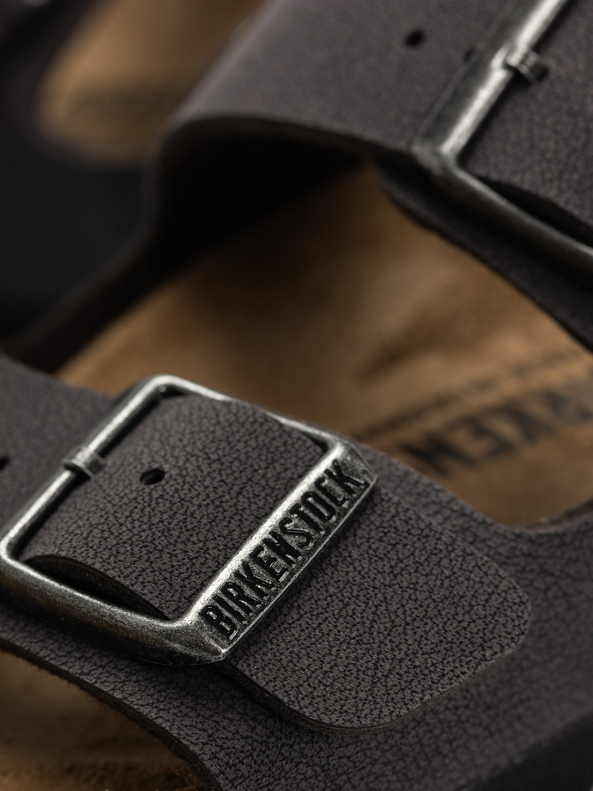 Birkenstock Flip-flops Arizona Birkibuc Narrow Wmn (velvet gray)