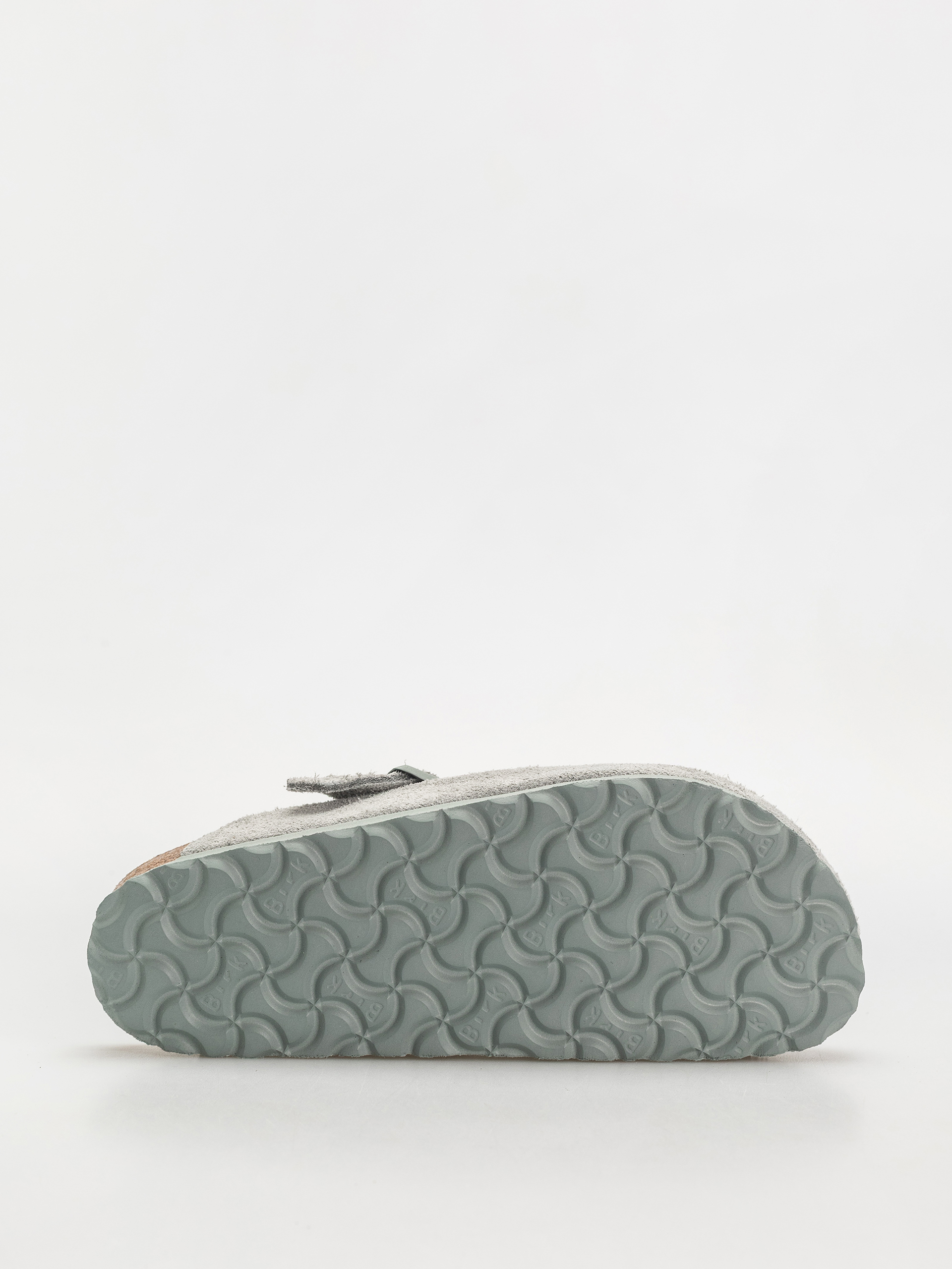 Birkenstock Flip-flops Boston Suede Leather Narrow Wmn (pure sage)