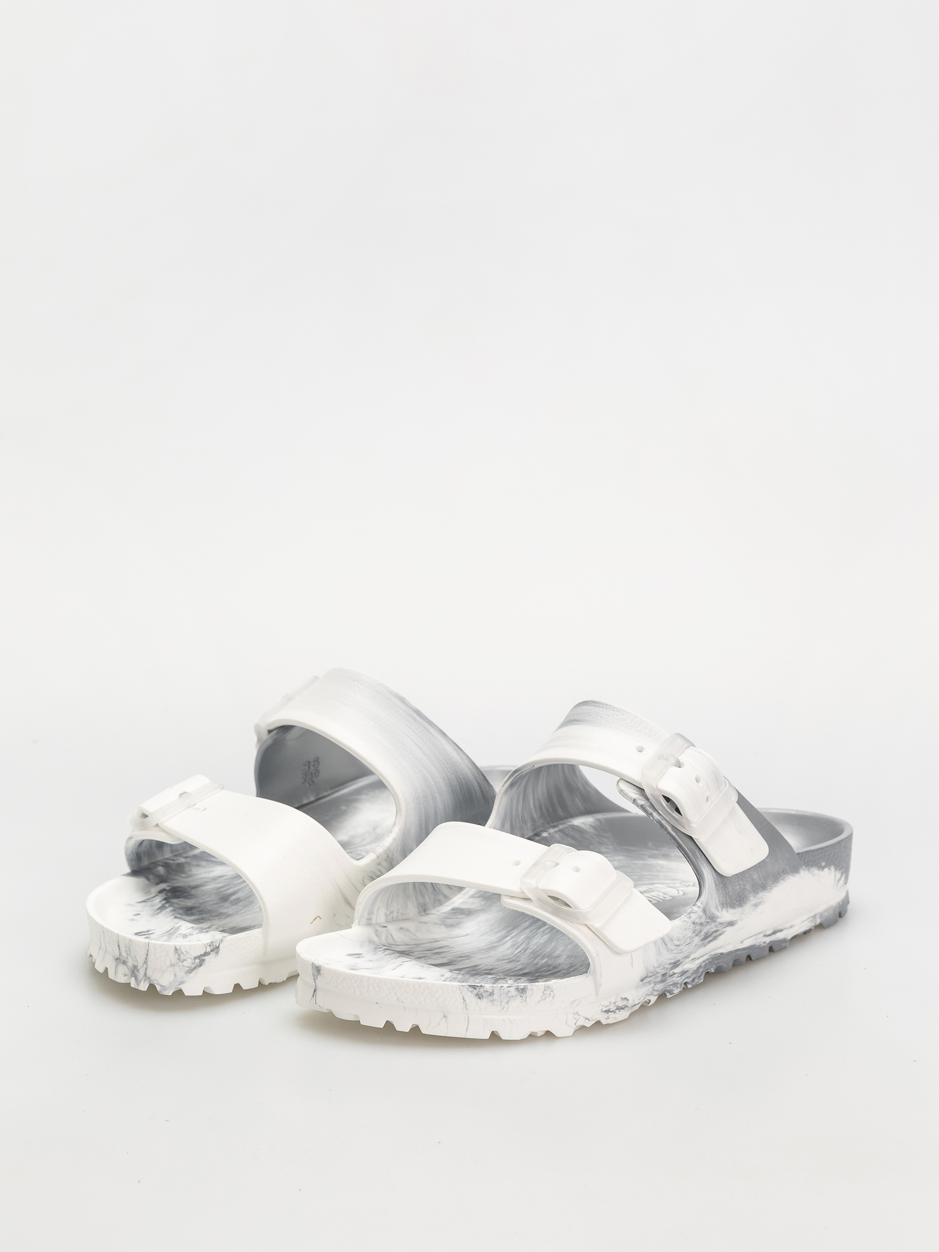 Birkenstock Flip-flops Arizona EVA Narrow Wmn (metallic silver multi)