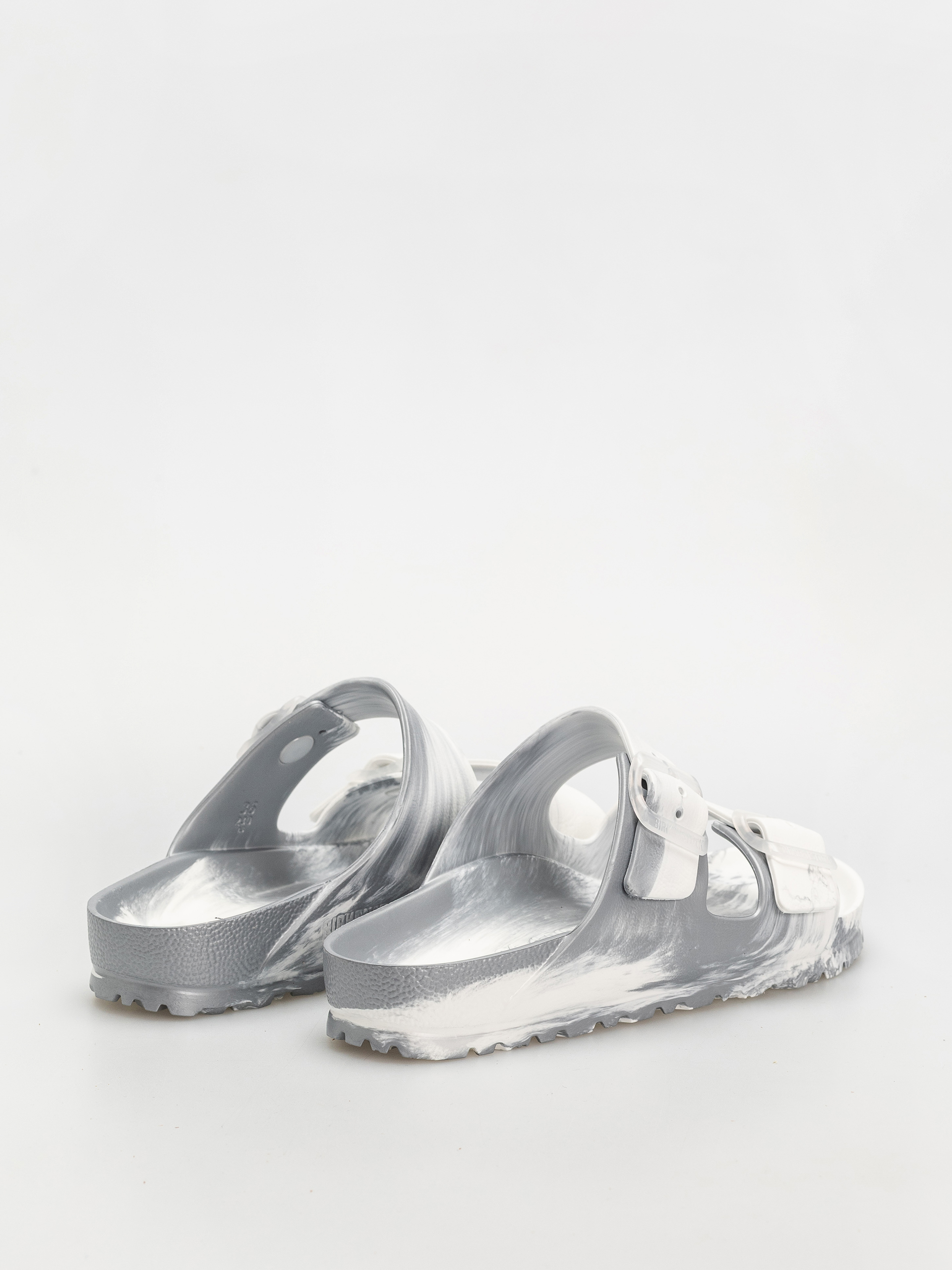 Birkenstock Flip-flops Arizona EVA Narrow Wmn (metallic silver multi)