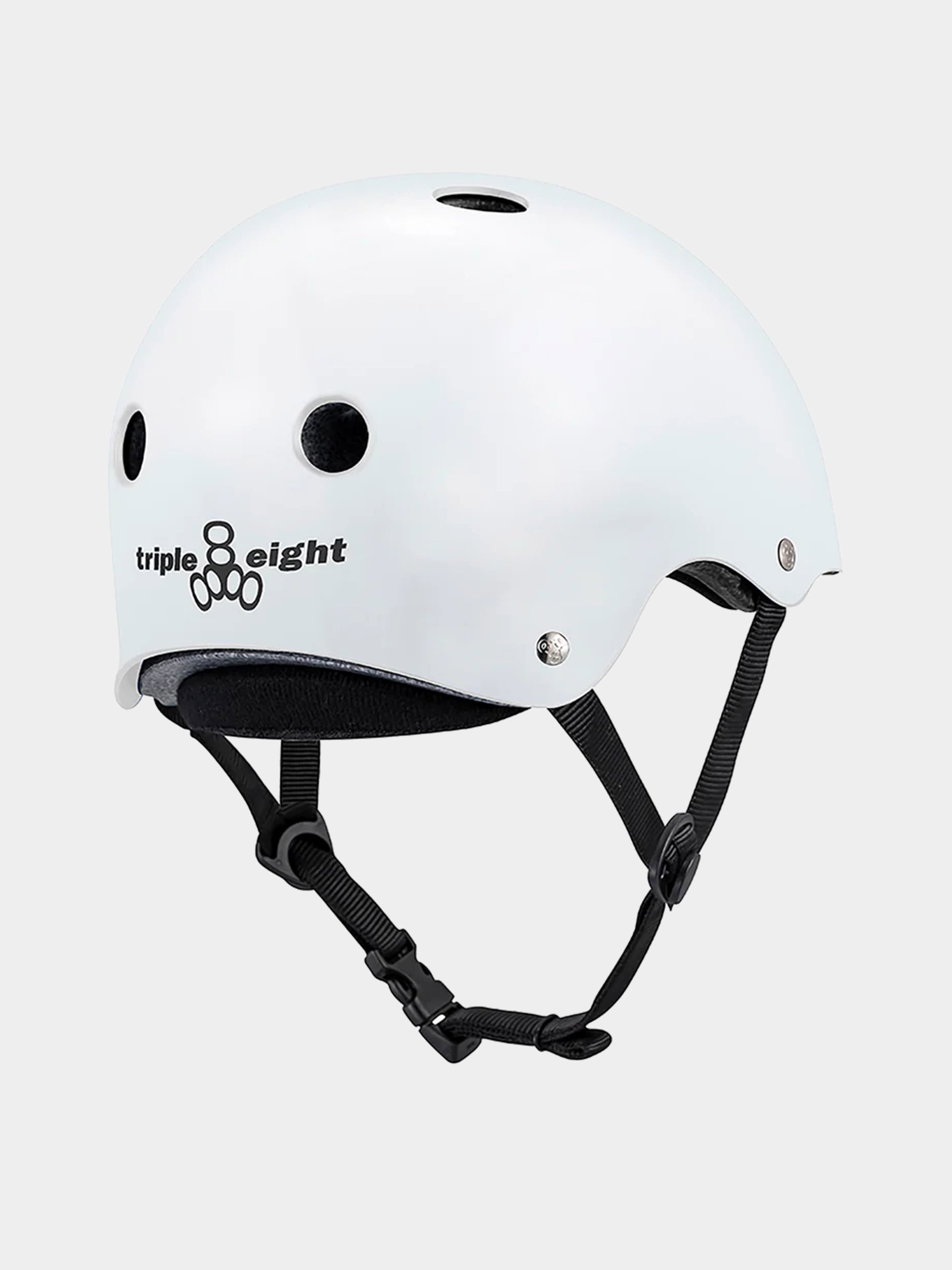 Triple Eight Helmet Deep Cover Helmet (white glossy)