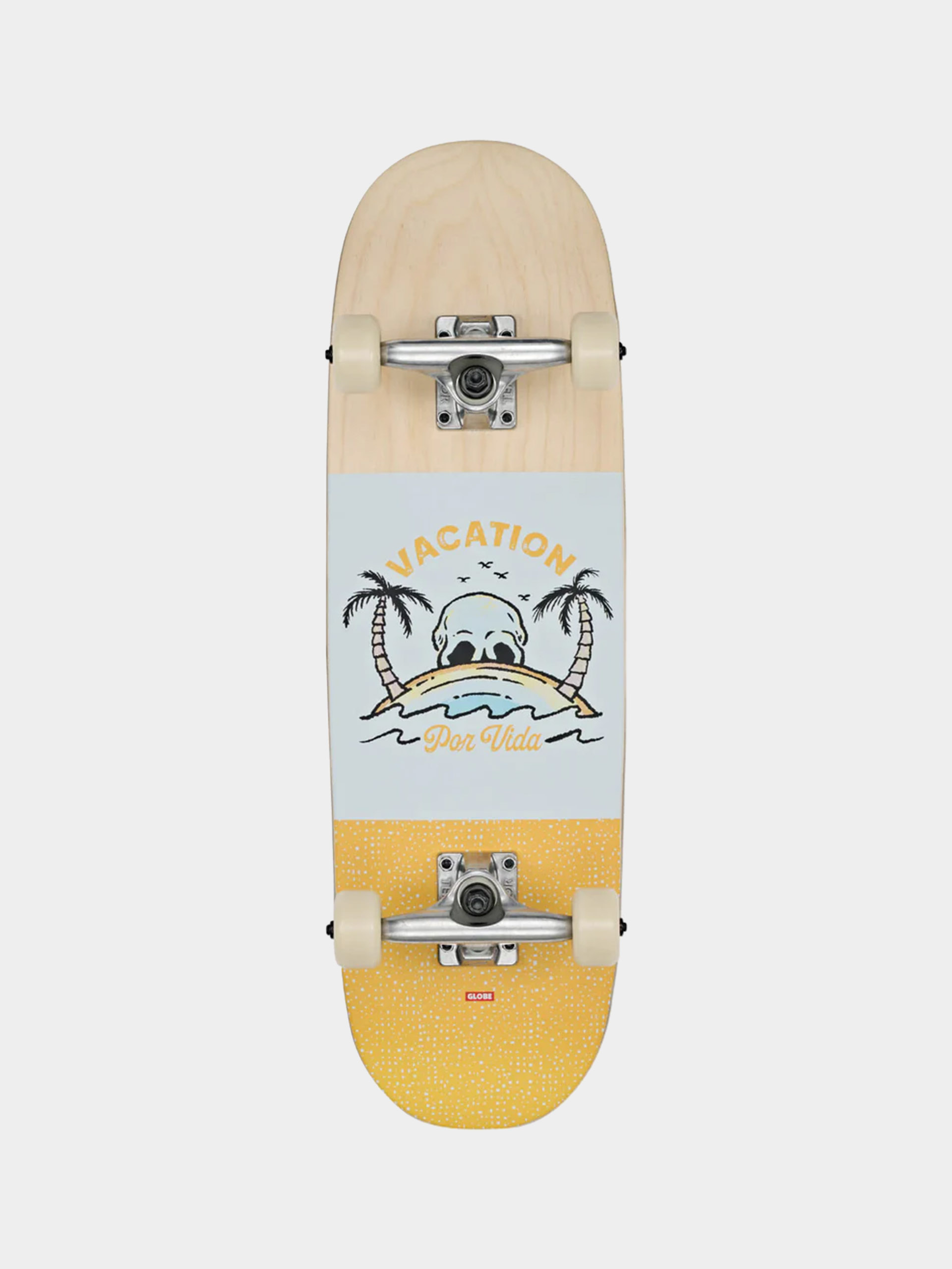 Globe G1 Argo Skateboard - brown (red maple/black)