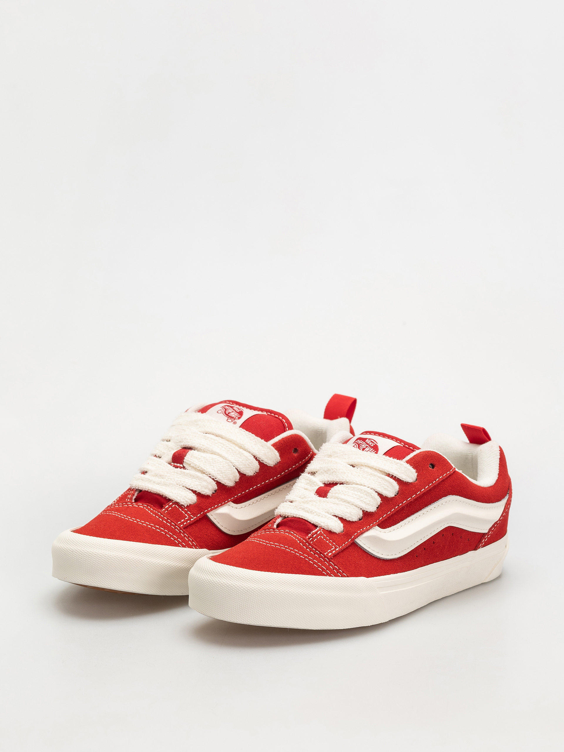 Vans Schuhe Knu Skool (racing red/marshmallow)