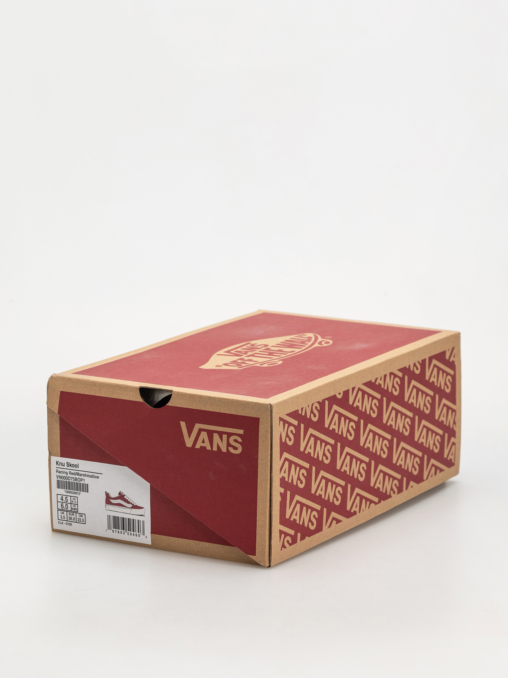 Vans Schuhe Knu Skool (racing red/marshmallow)