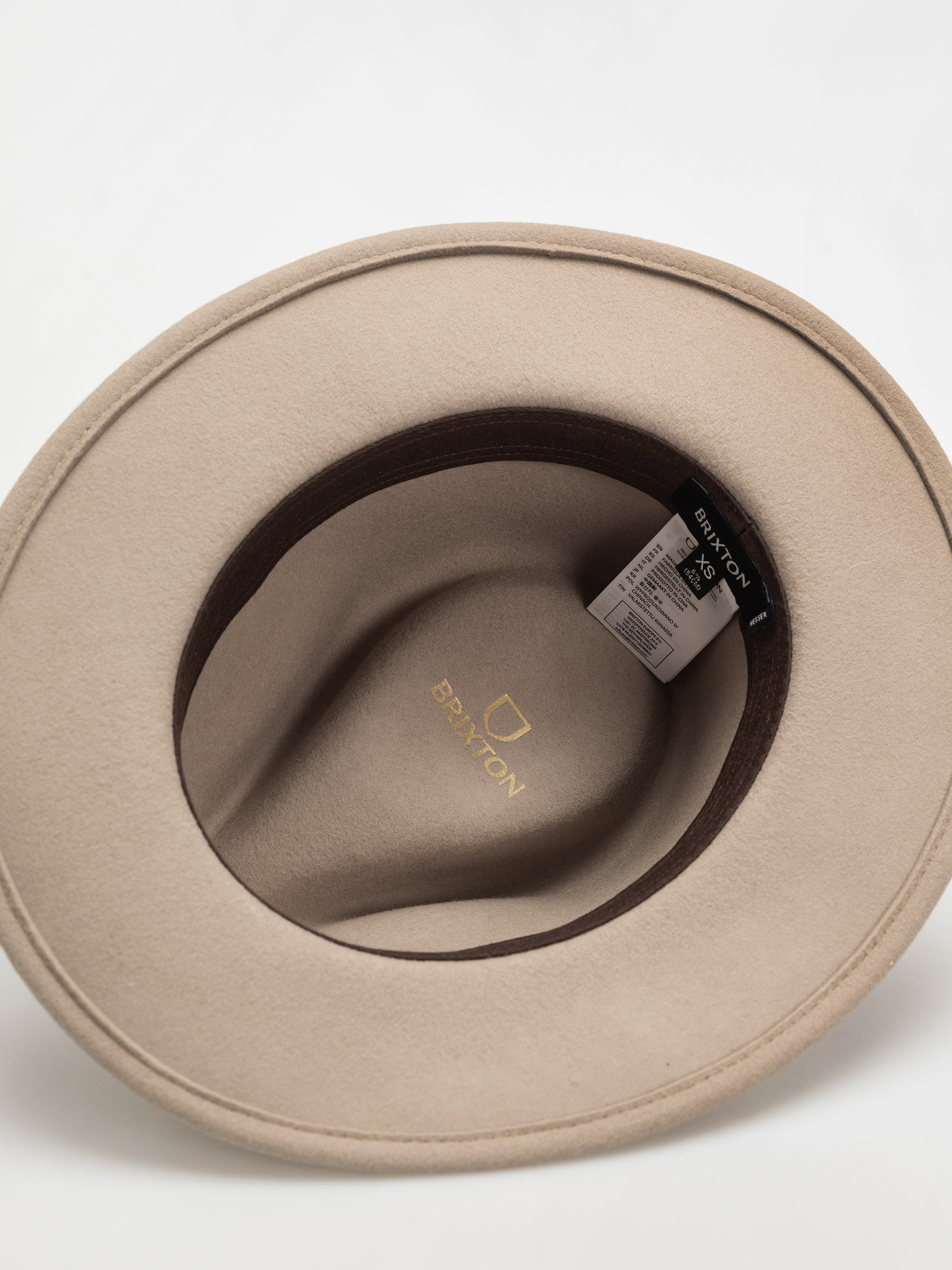 Brixton Hat Messer Fedora (light tan)