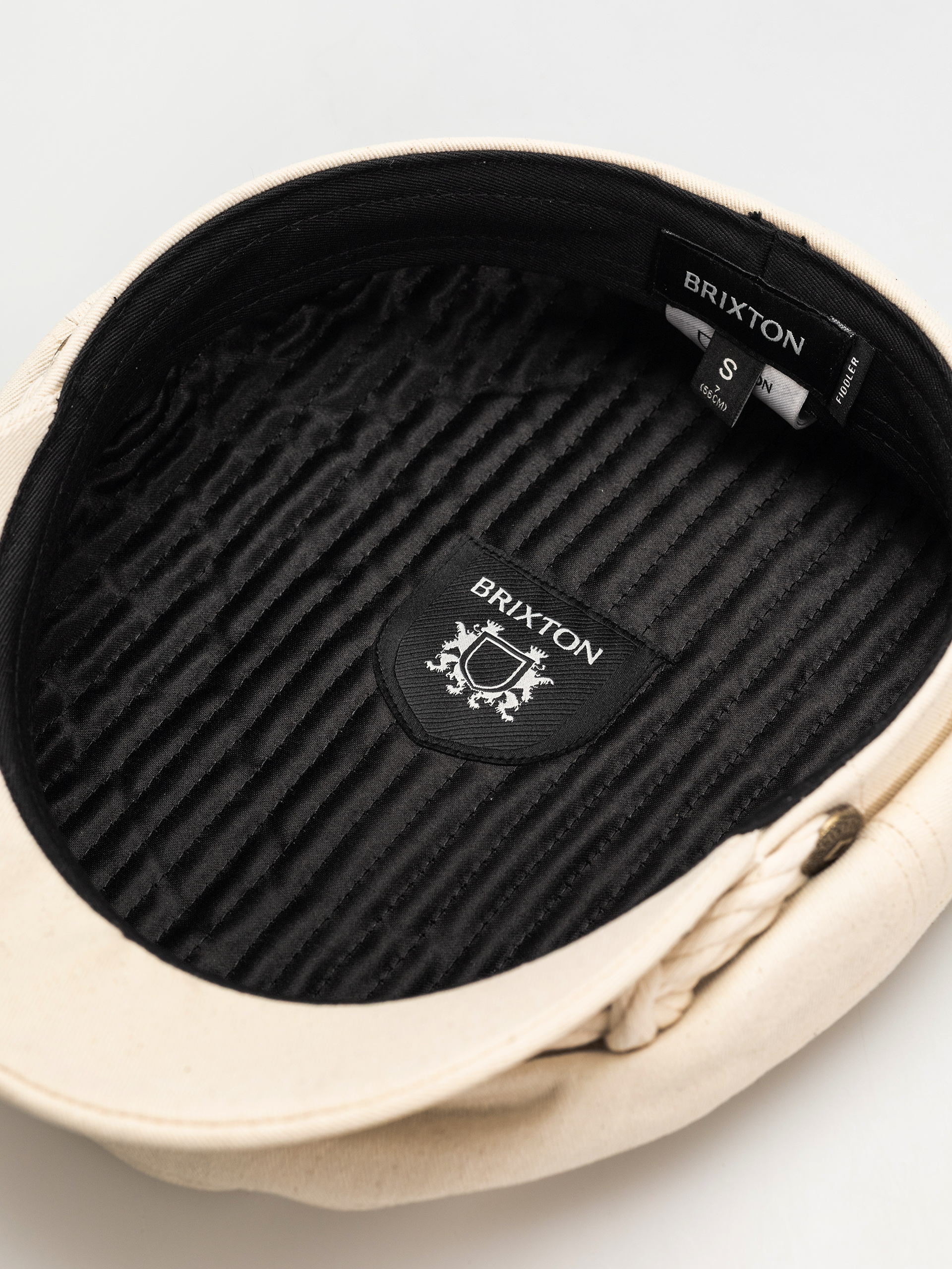 Brixton Flat cap Fiddler Cap (egret white)