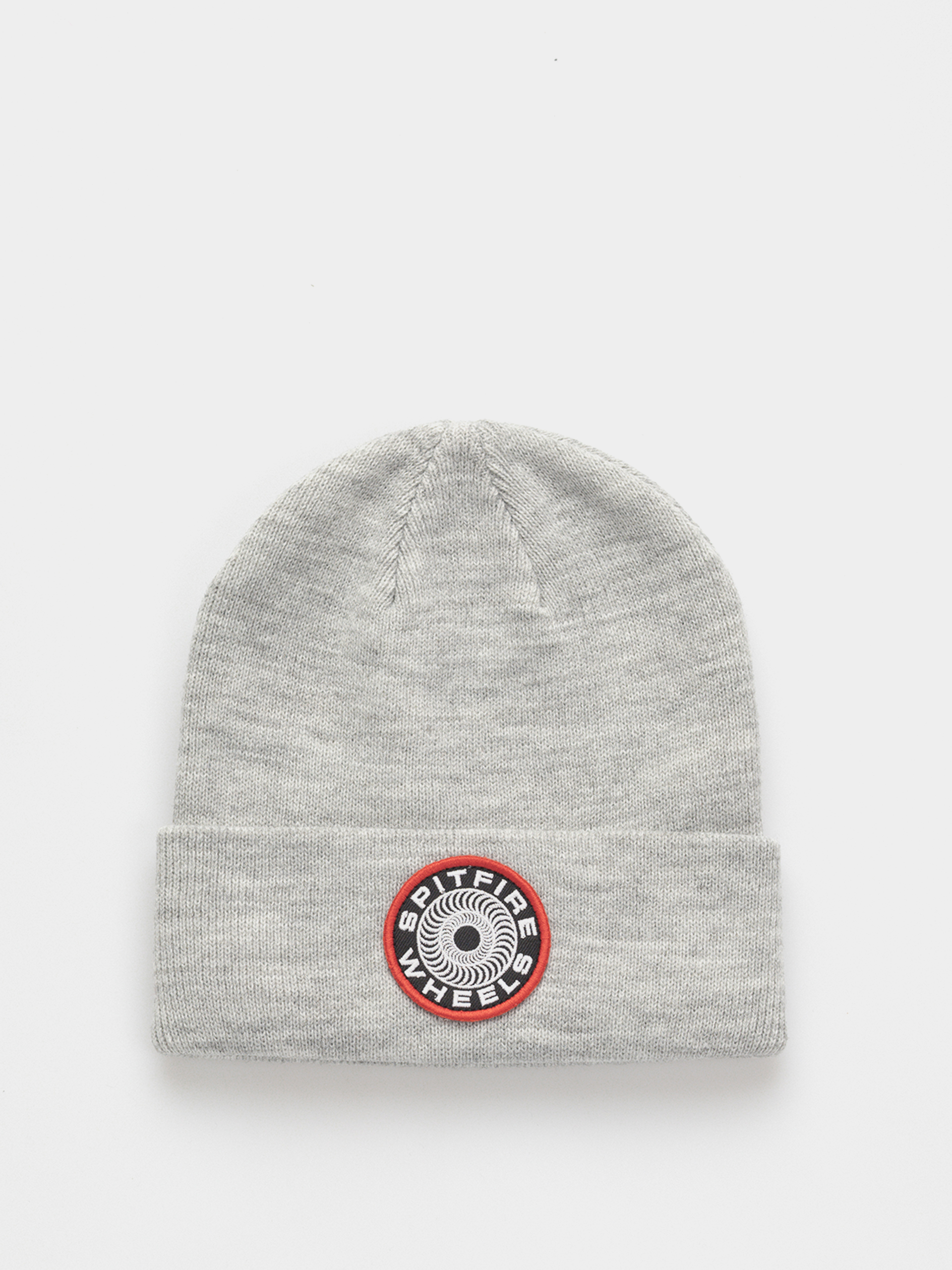 Spitfire Classic 87 Swirl Patch Beanie (heather grey/black/red)