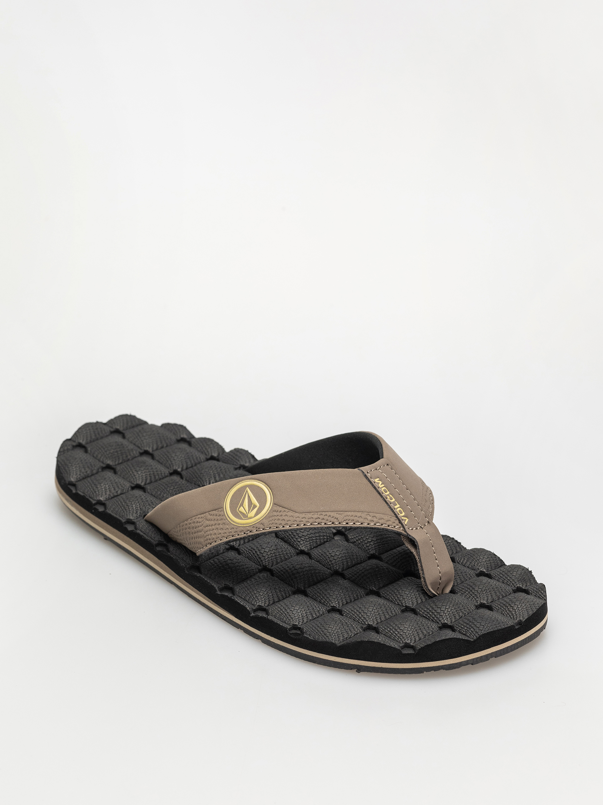 Volcom Recliner Flip Flops (khaki)