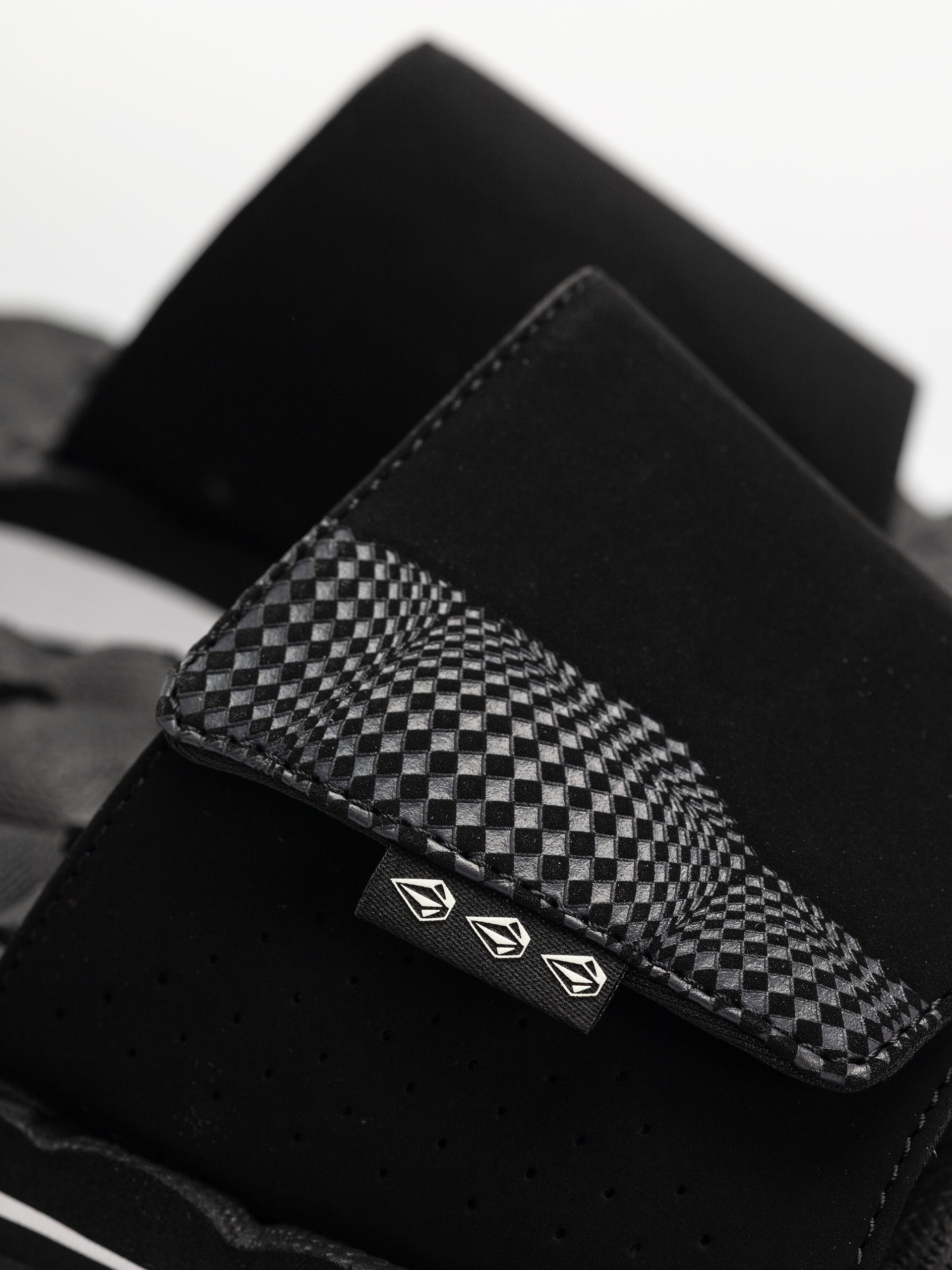 Volcom Recliner Slide Flip-flops (black white)