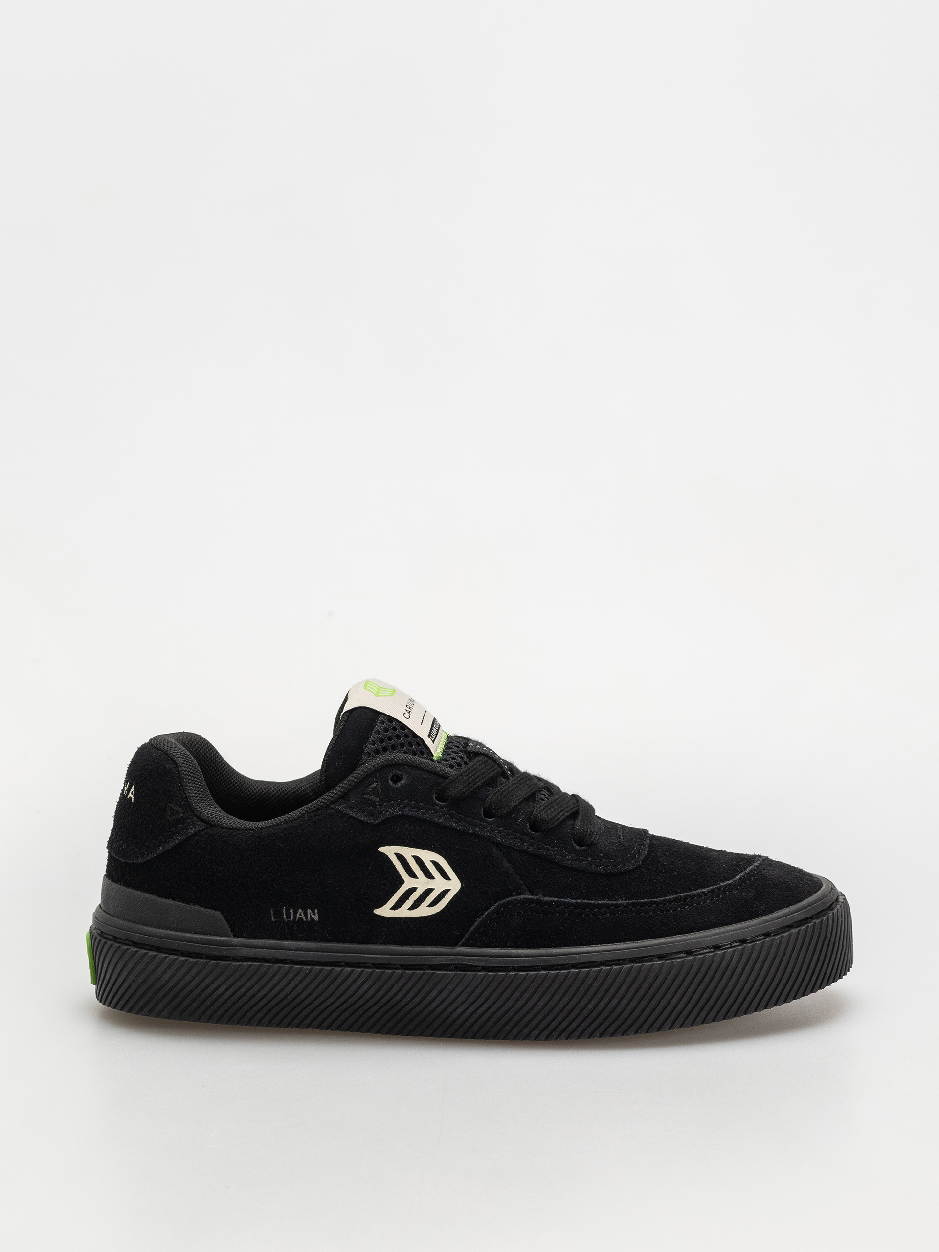 Cariuma Luan Pro Schuhe Wmn (all black suede ivory logo)