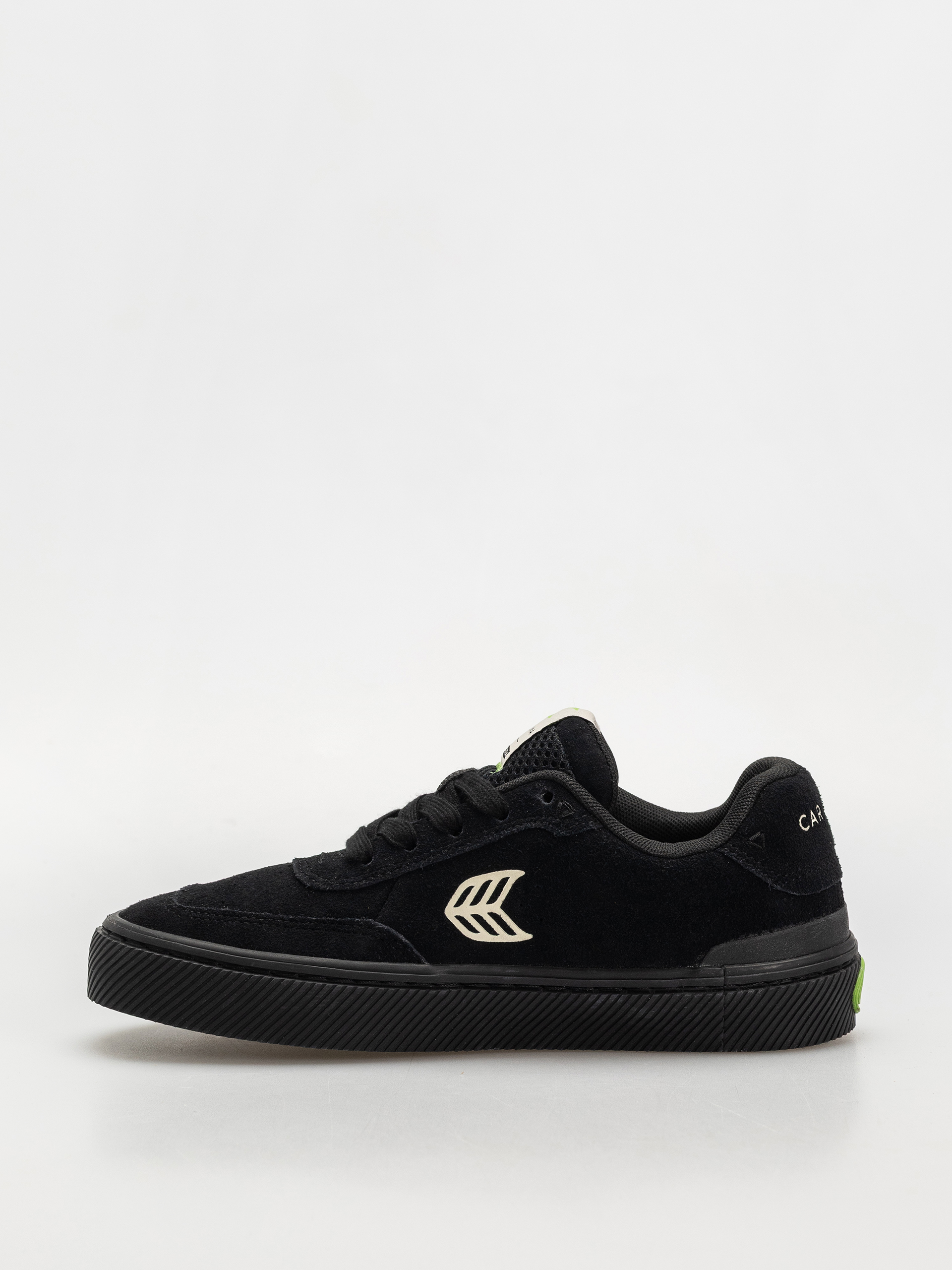 Cariuma Luan Pro Shoes Wmn (all black suede ivory logo)