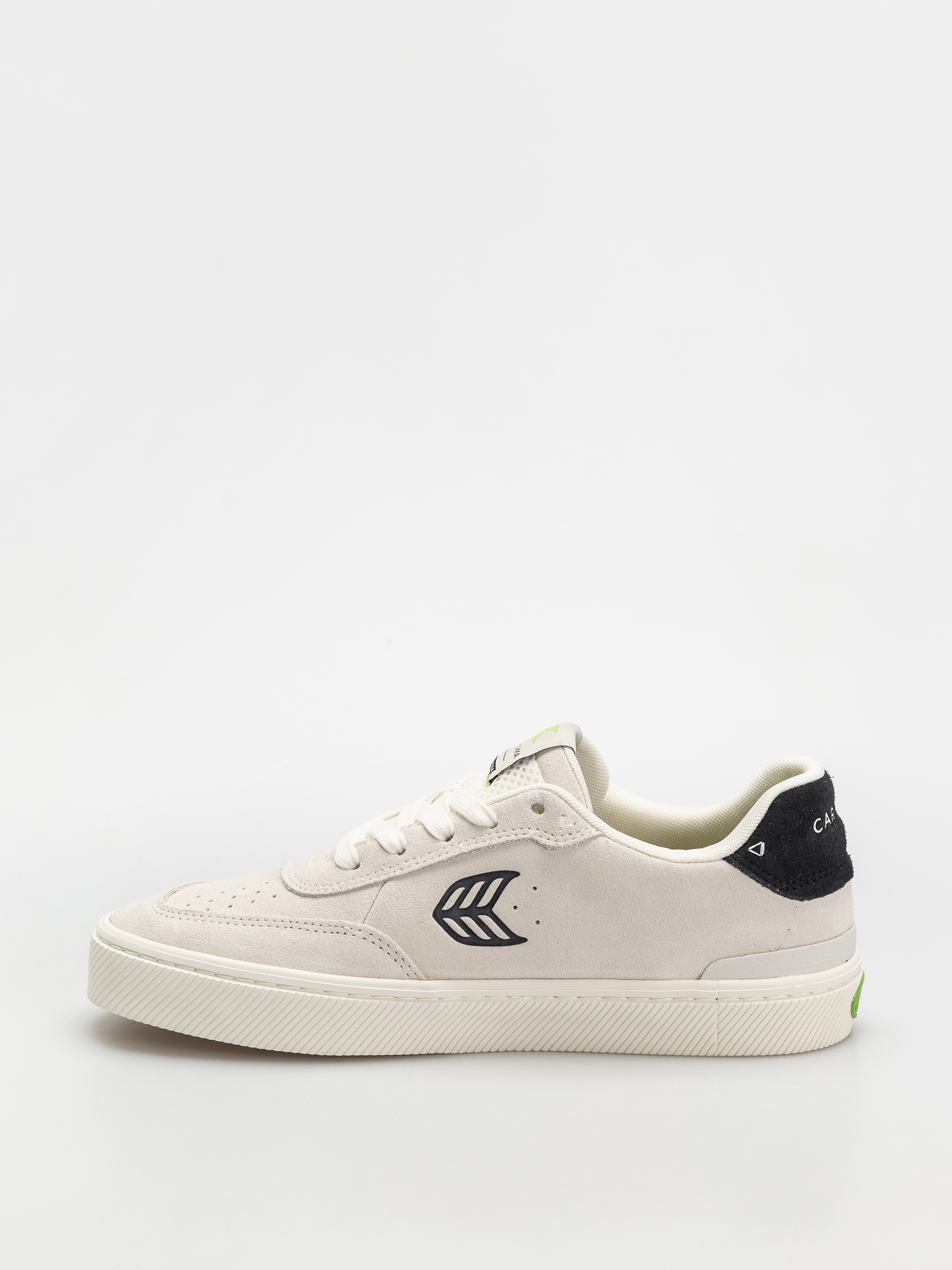 Cariuma Luan Pro Schuhe (smoke white suede black logo)