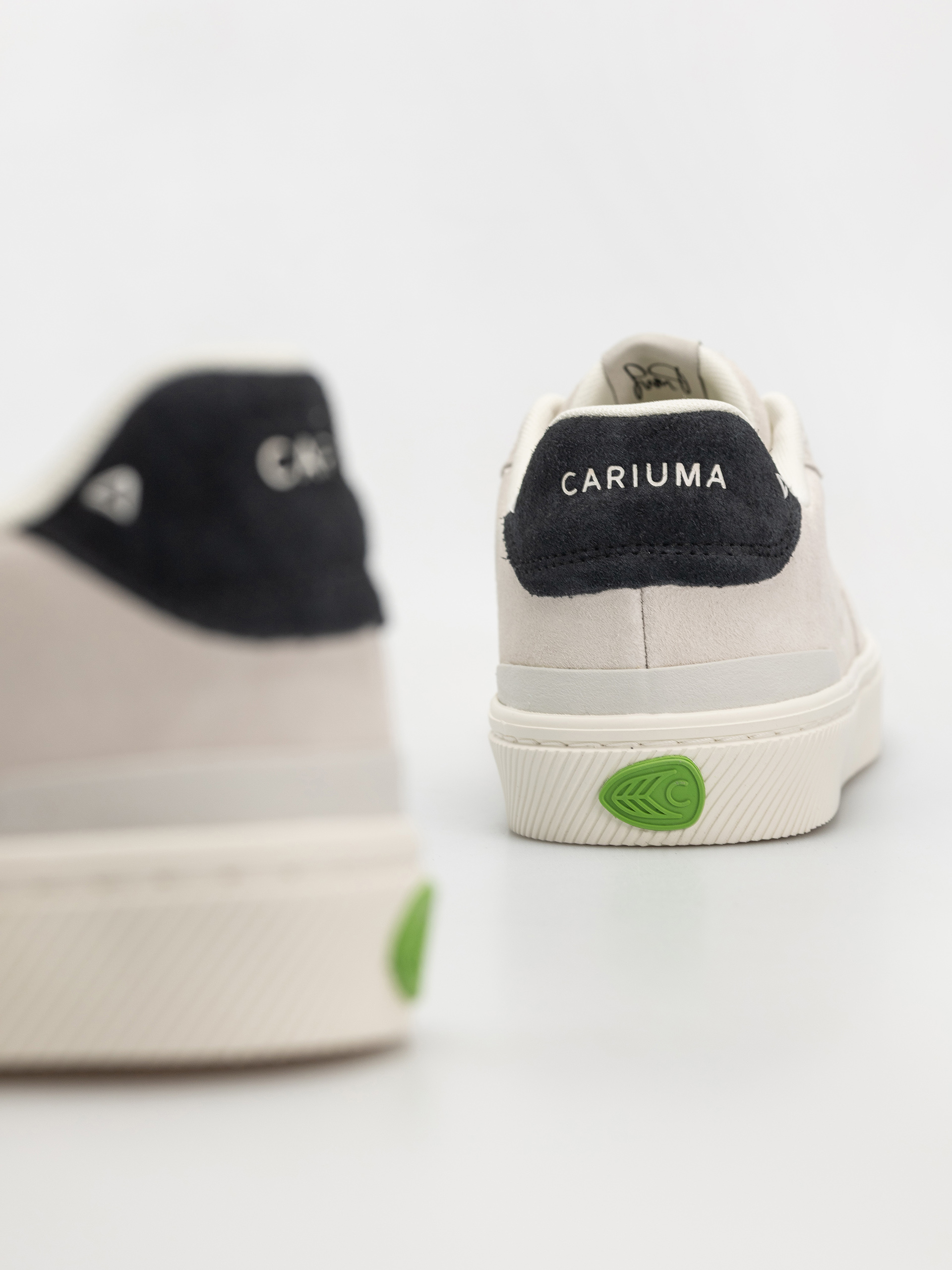Cariuma Luan Pro Shoes (smoke white suede black logo)
