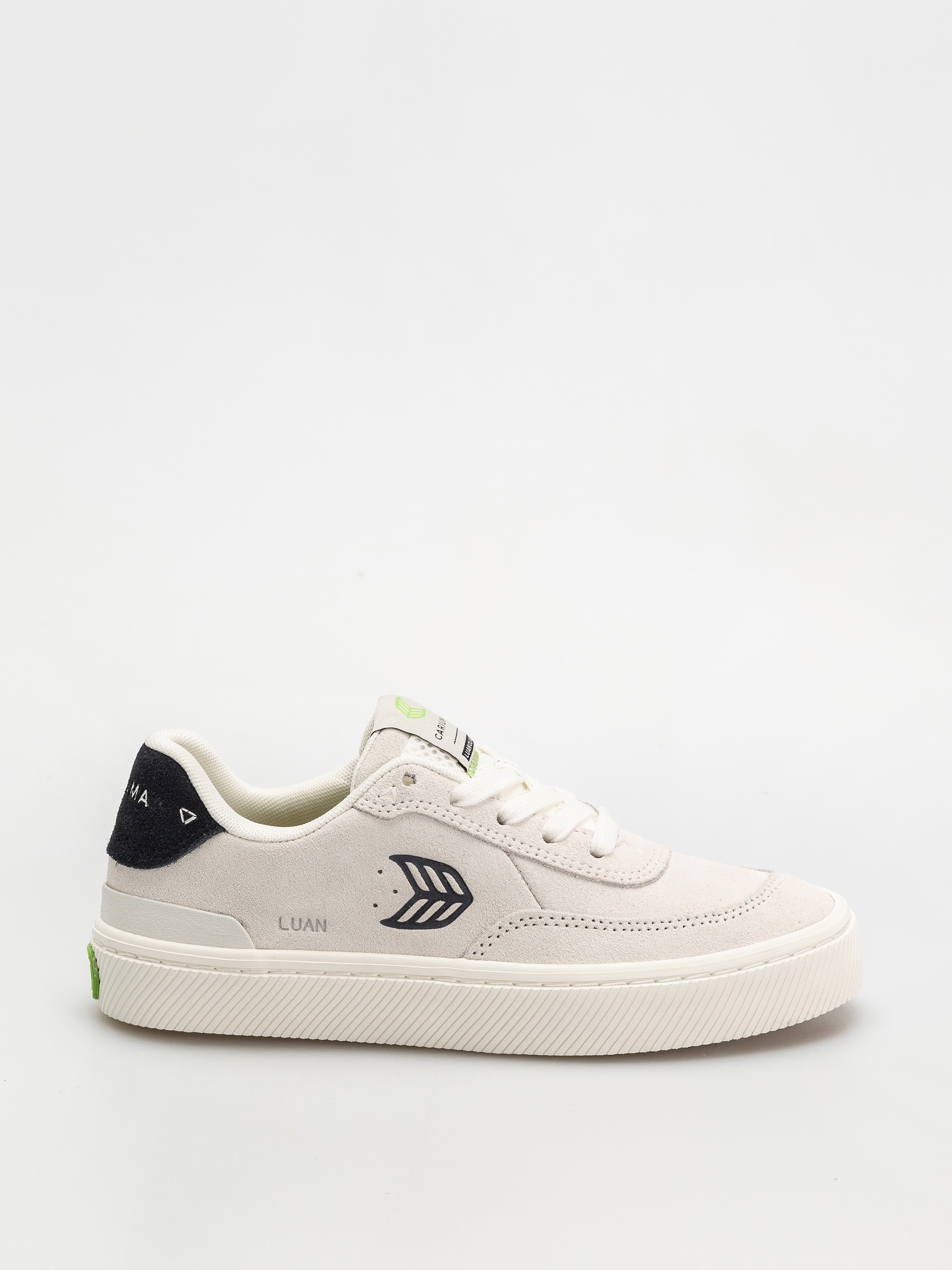 Cariuma Luan Pro Shoes Wmn (smoke white suede black logo)