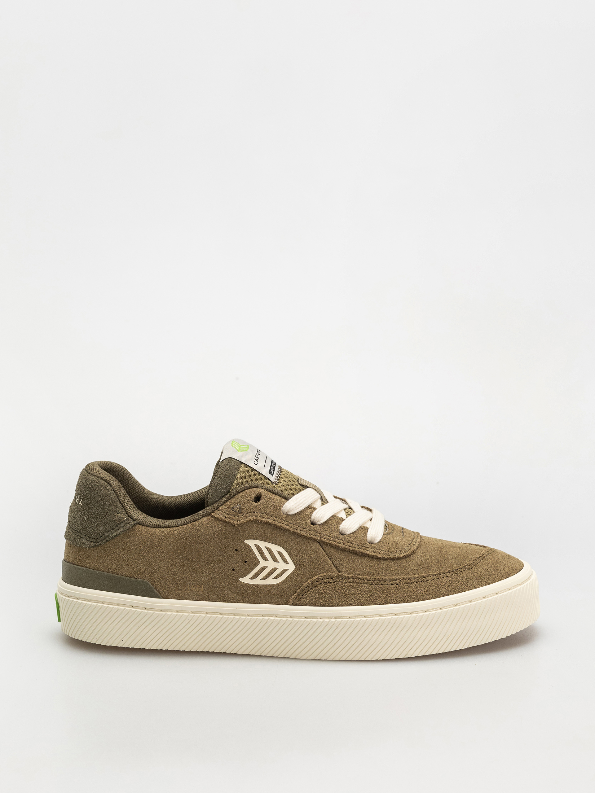 Cariuma Luan Pro Schuhe Wmn (olive green suede ivory logo burnt olive)