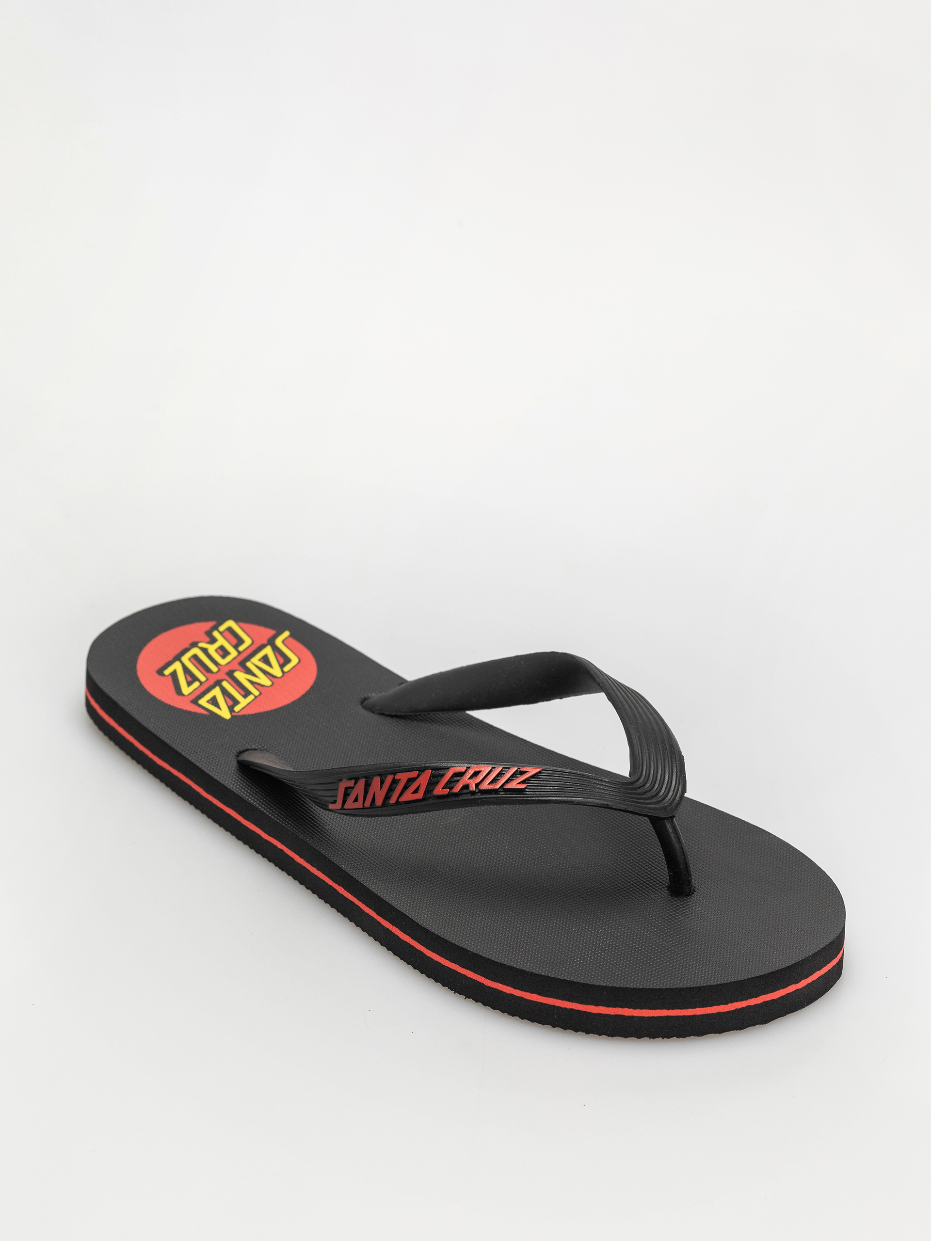 Santa Cruz Classic Dot Flip-flops (black)