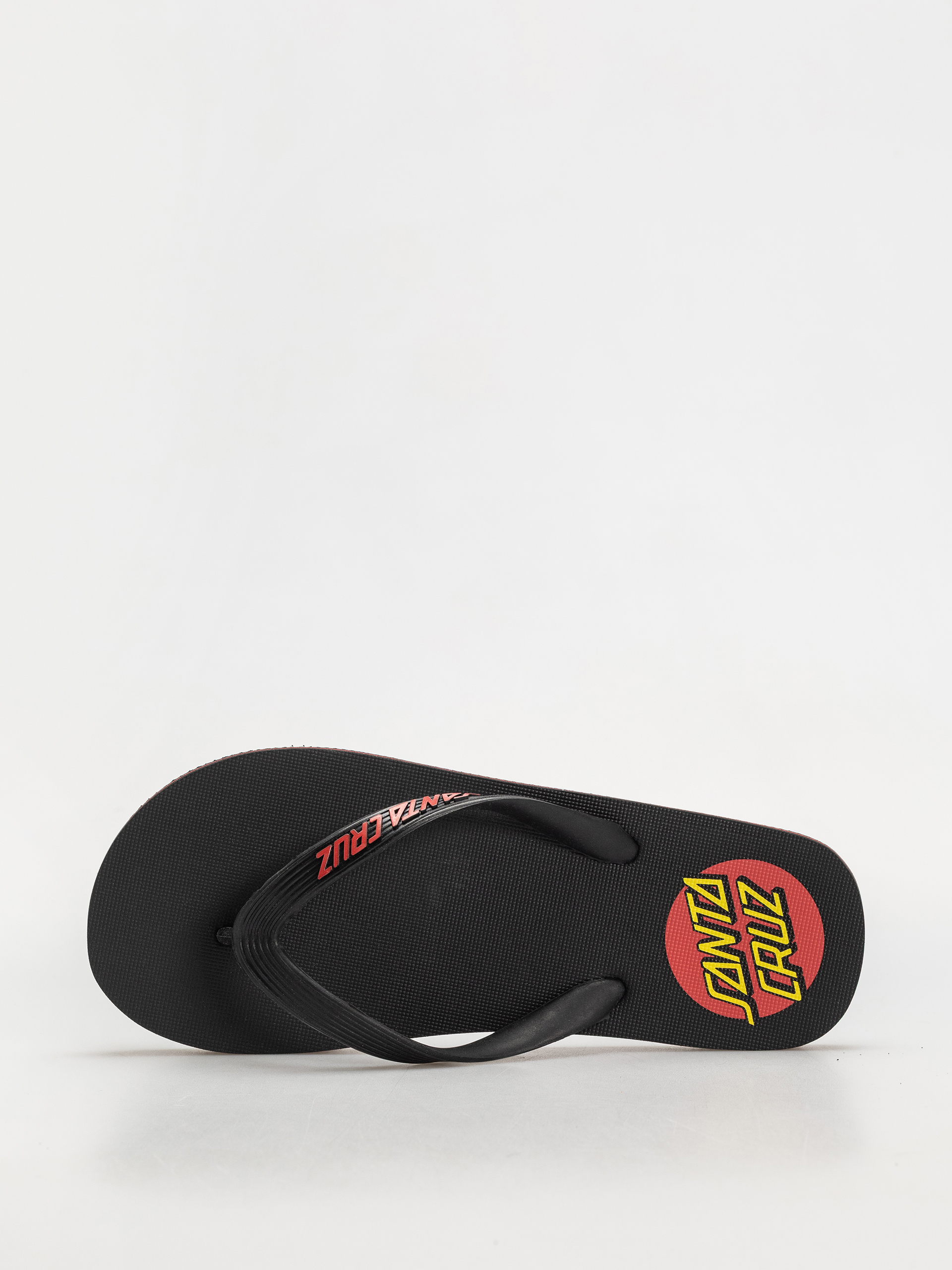 Santa Cruz Classic Dot Flip Flops (black)