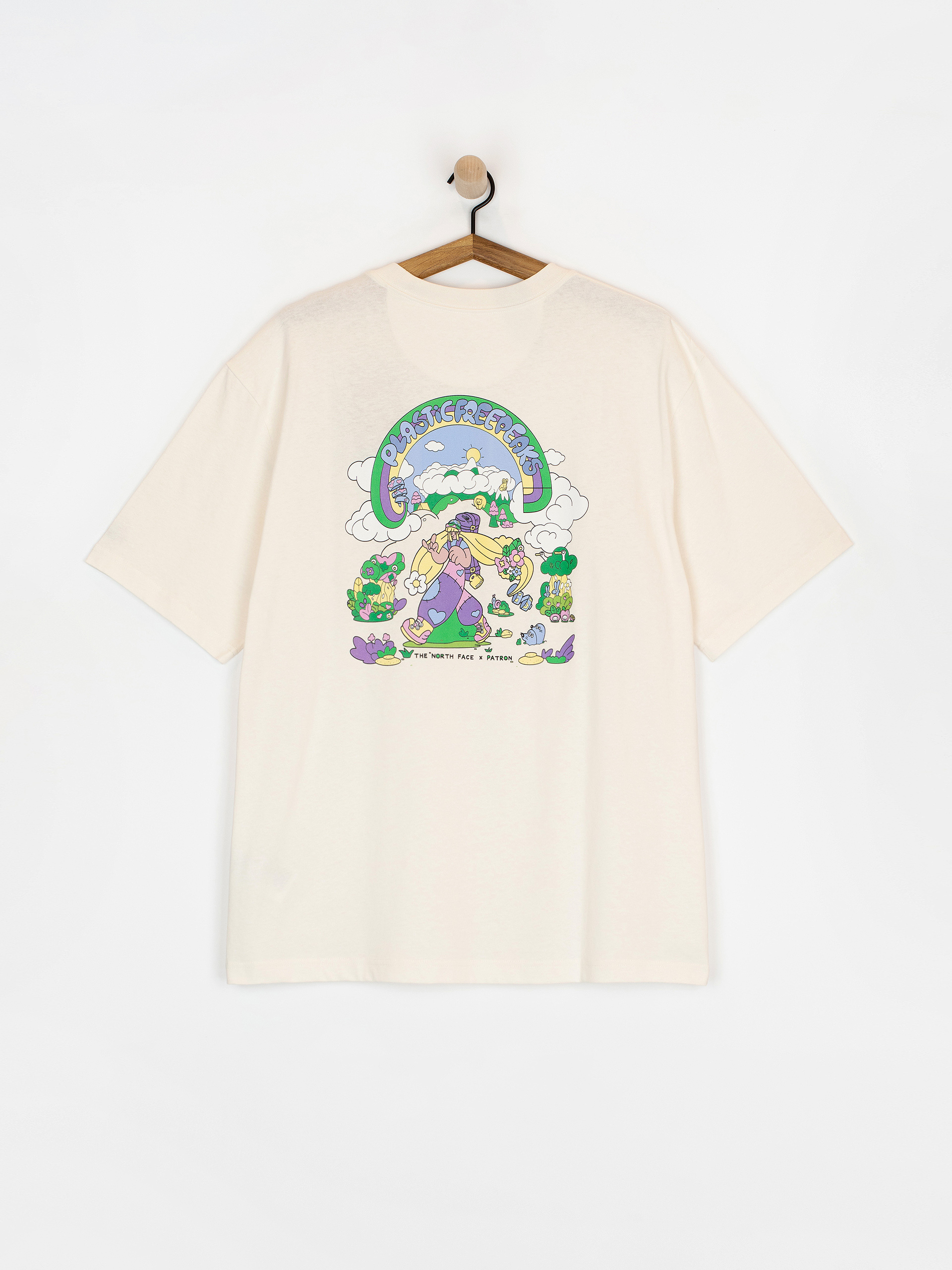 The North Face Clean Trails Oversized T-Shirt (white dune)