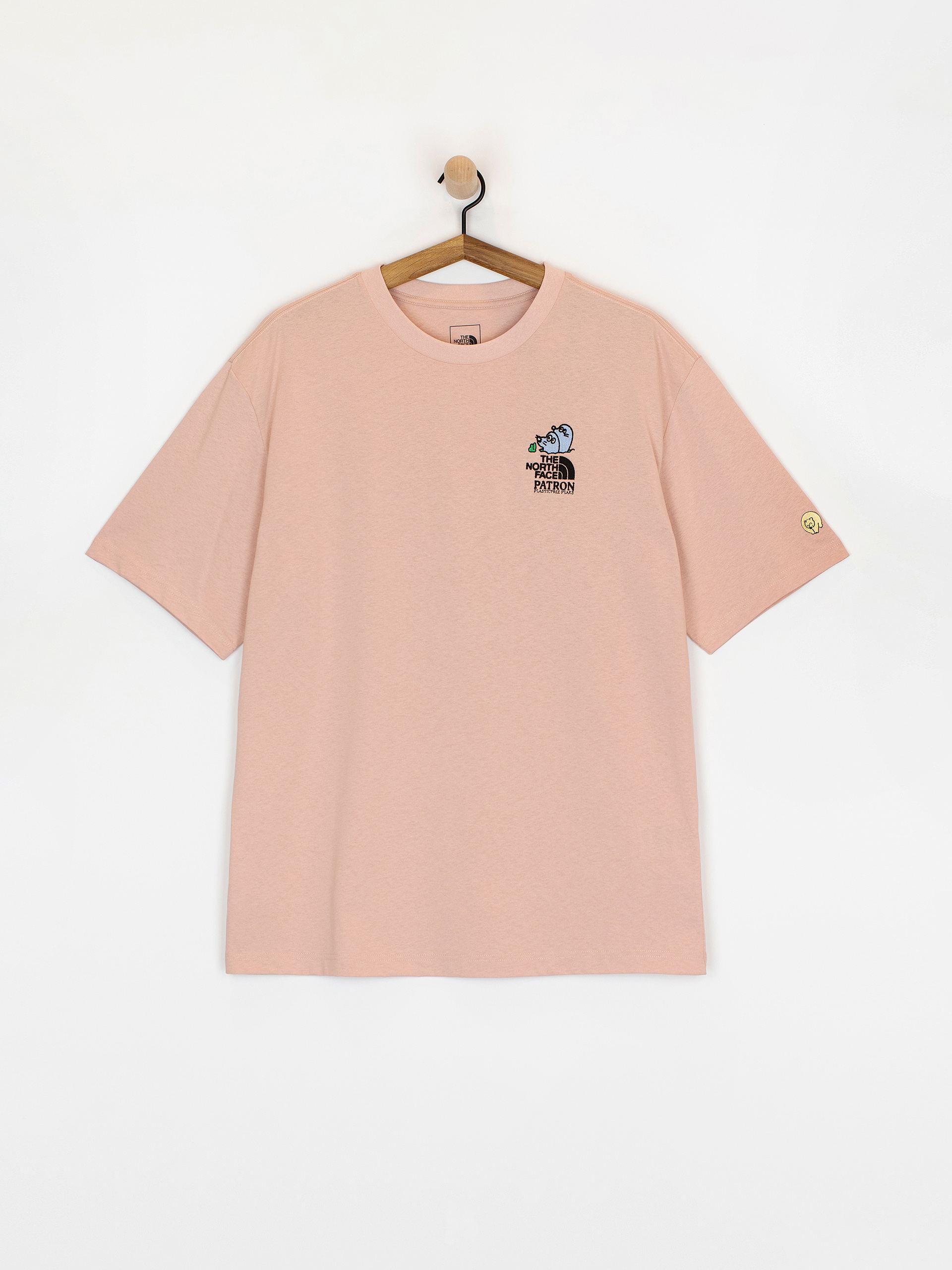 The North Face Mountain Cleanup Oversized T-Shirt (pink moss)