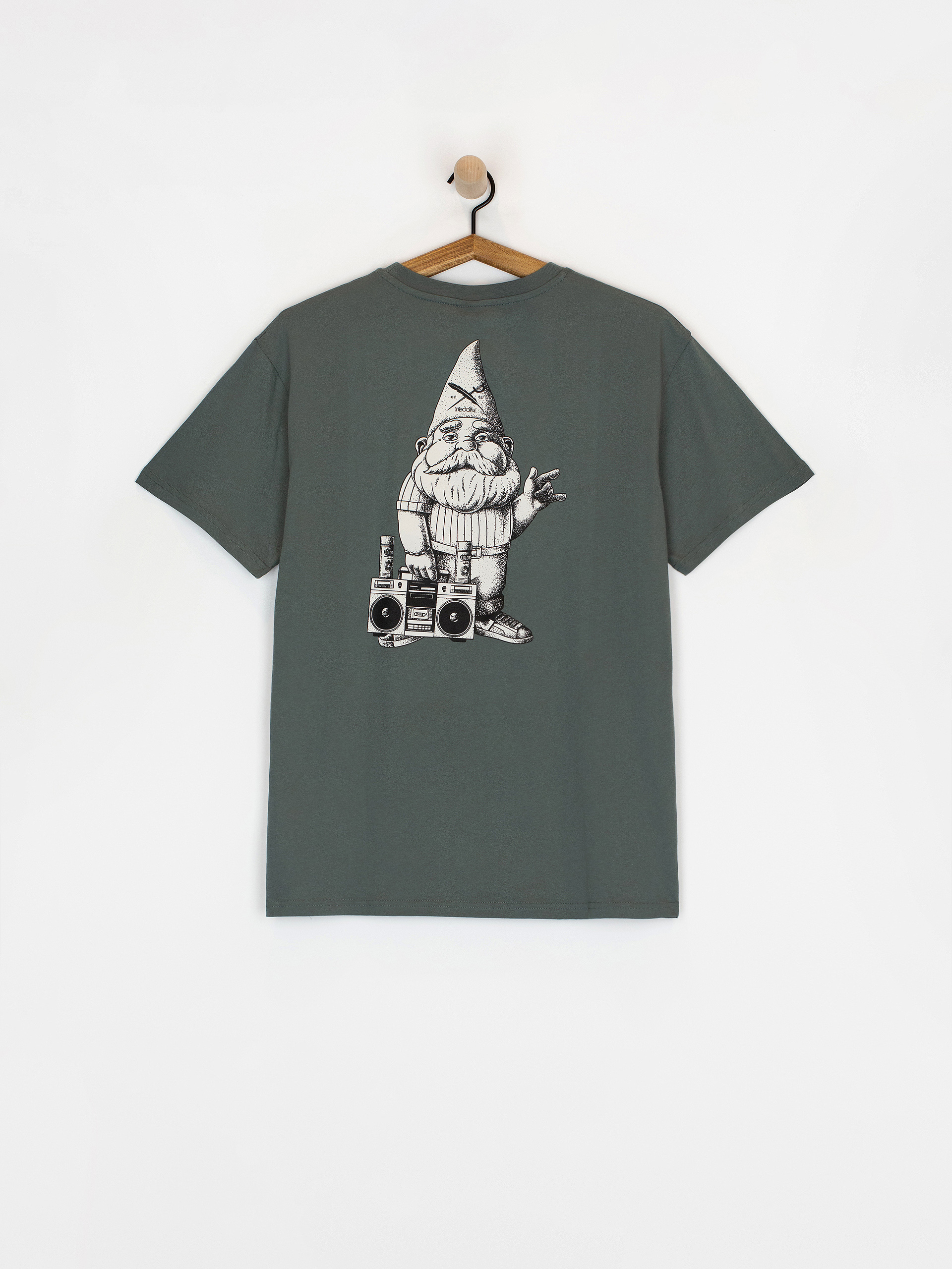 Iriedaily Garden Gnome T-Shirt (jungle green)