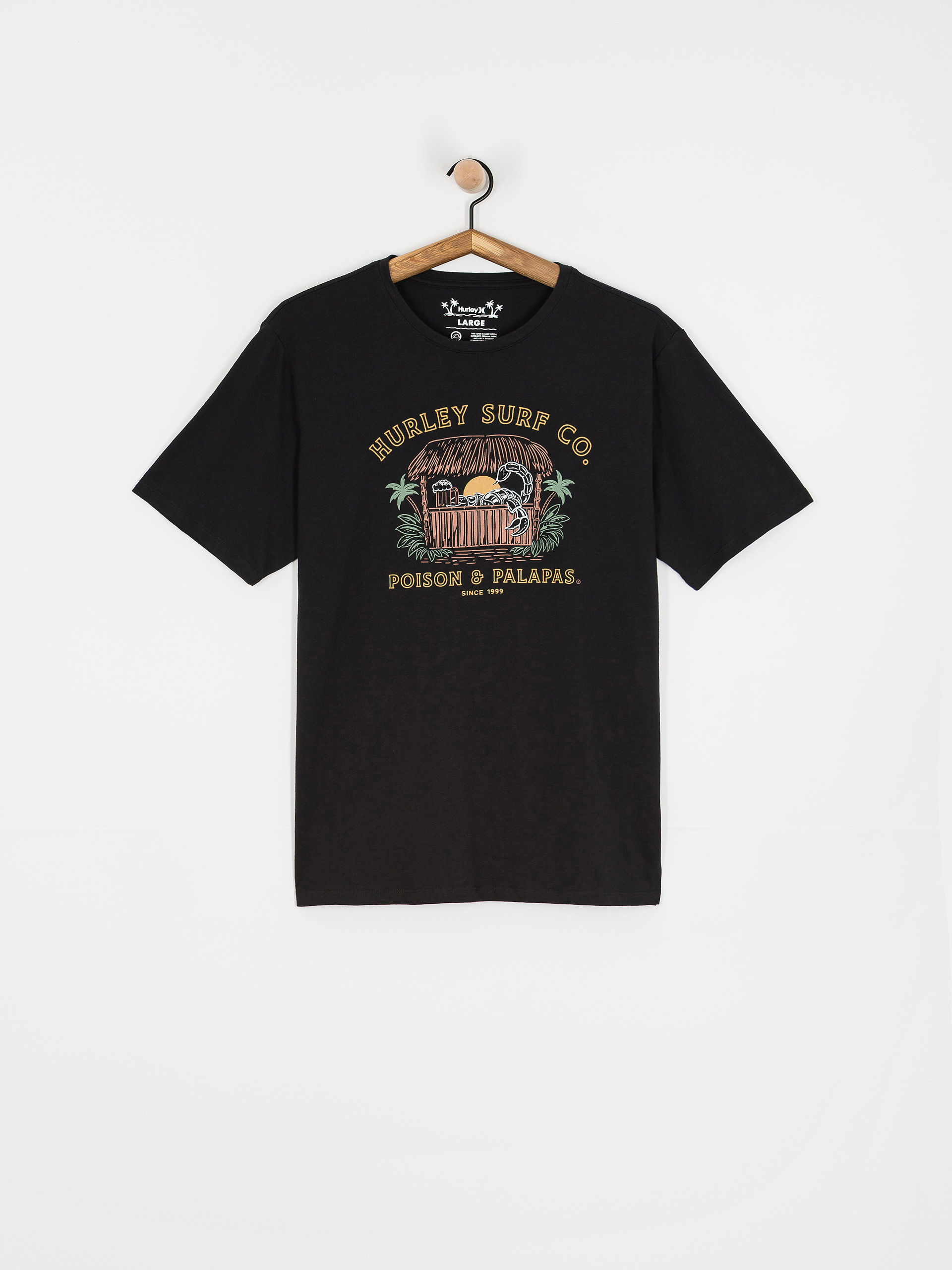 Hurley Poison And Palapas Slub T-Shirt