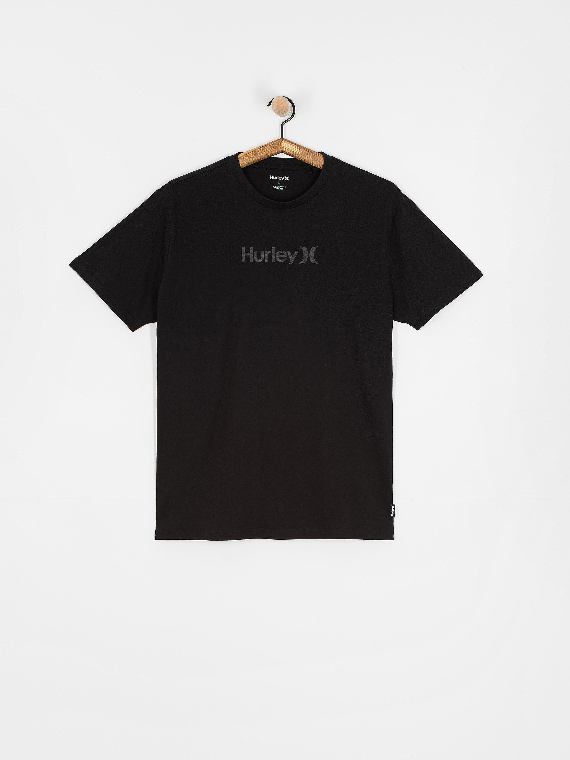 Hurley Organic One&Only T-Shirt - black (black gray)