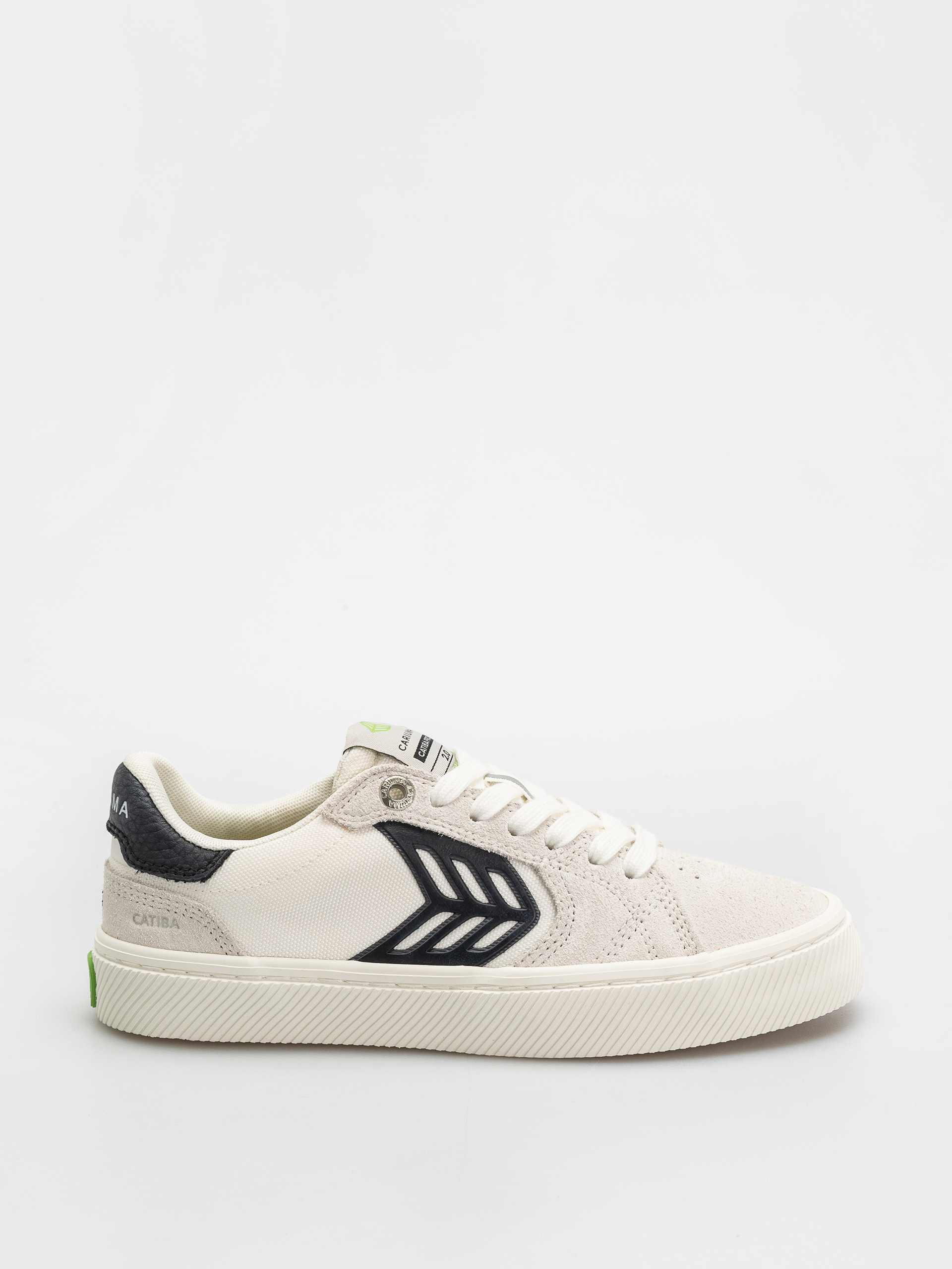 Cariuma Catiba Pro 2.0 Shoes Wmn (smoke white suede off white cordura black logo)