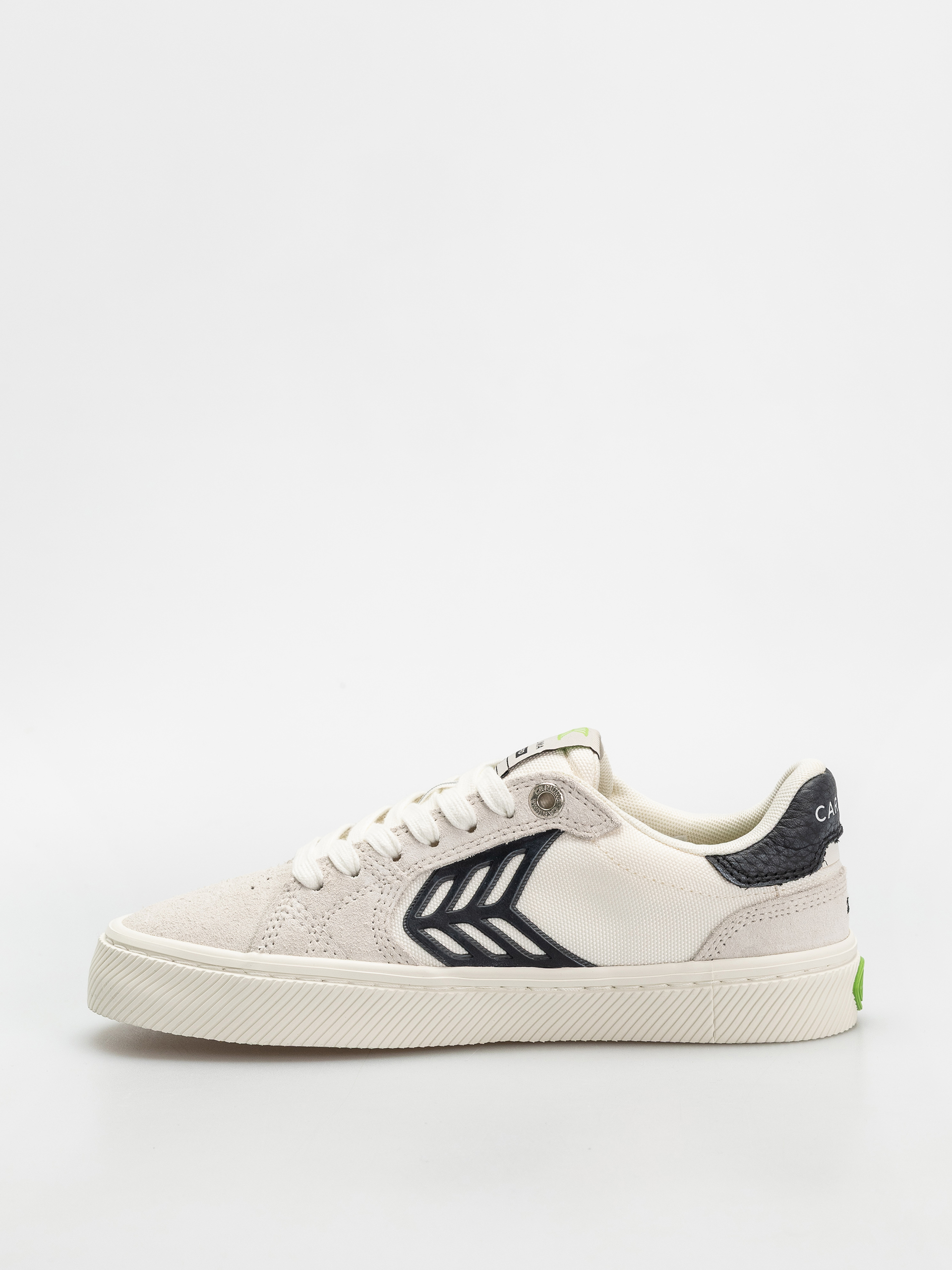 Cariuma Catiba Pro 2.0 Schuhe Wmn (smoke white suede off white cordura black logo)
