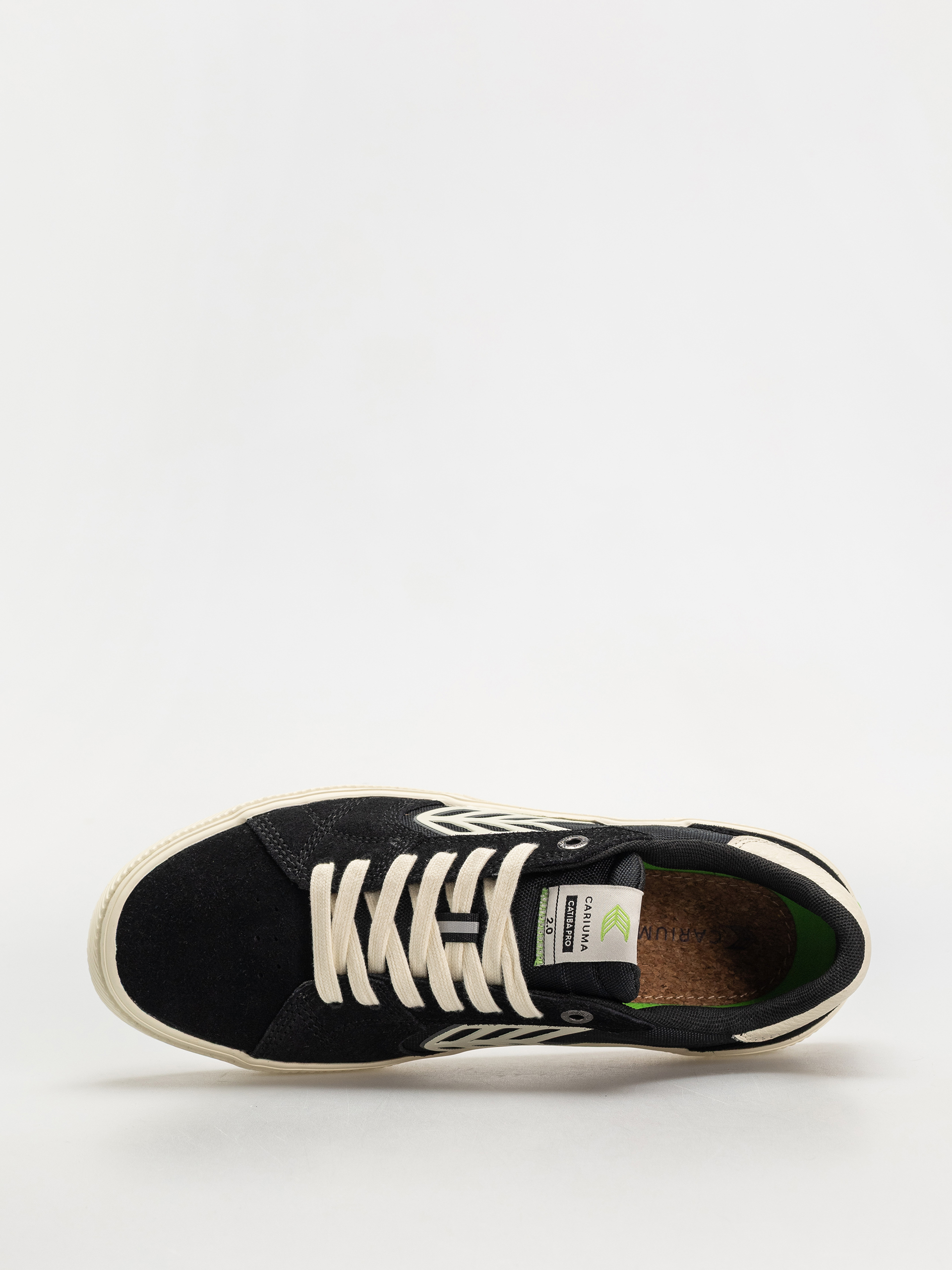Cariuma Catiba Pro 2.0 Shoes (black suede and cordura ivory logo)