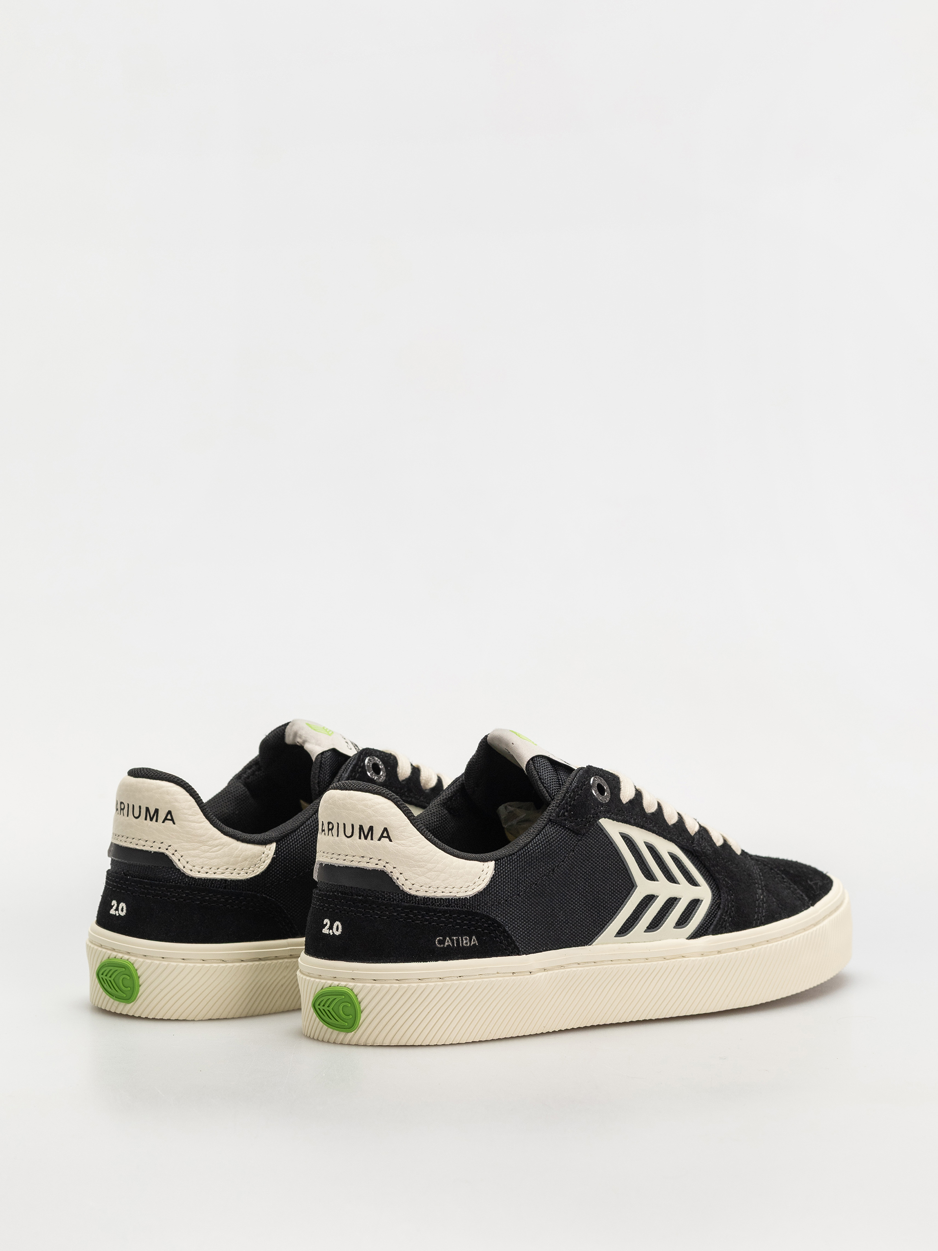 Cariuma Catiba Pro 2.0 Shoes (black suede and cordura ivory logo)