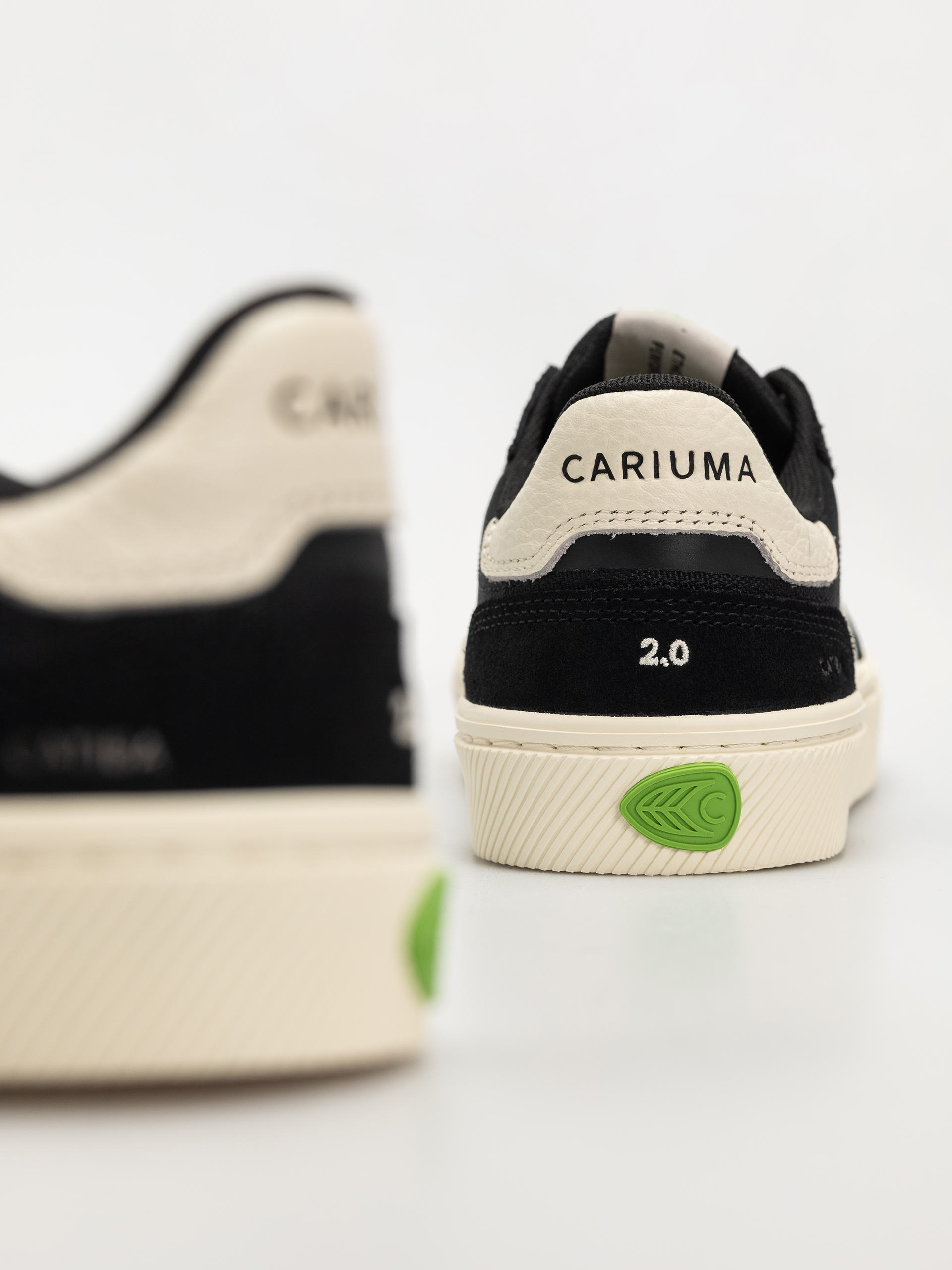Cariuma Catiba Pro 2.0 Shoes (black suede and cordura ivory logo)