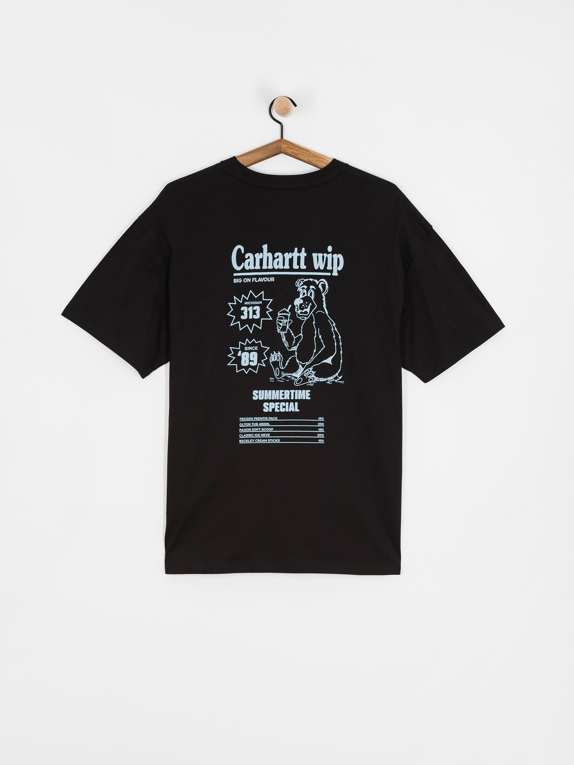 Carhartt WIP Catalogue TShirt black (black/bluebird)