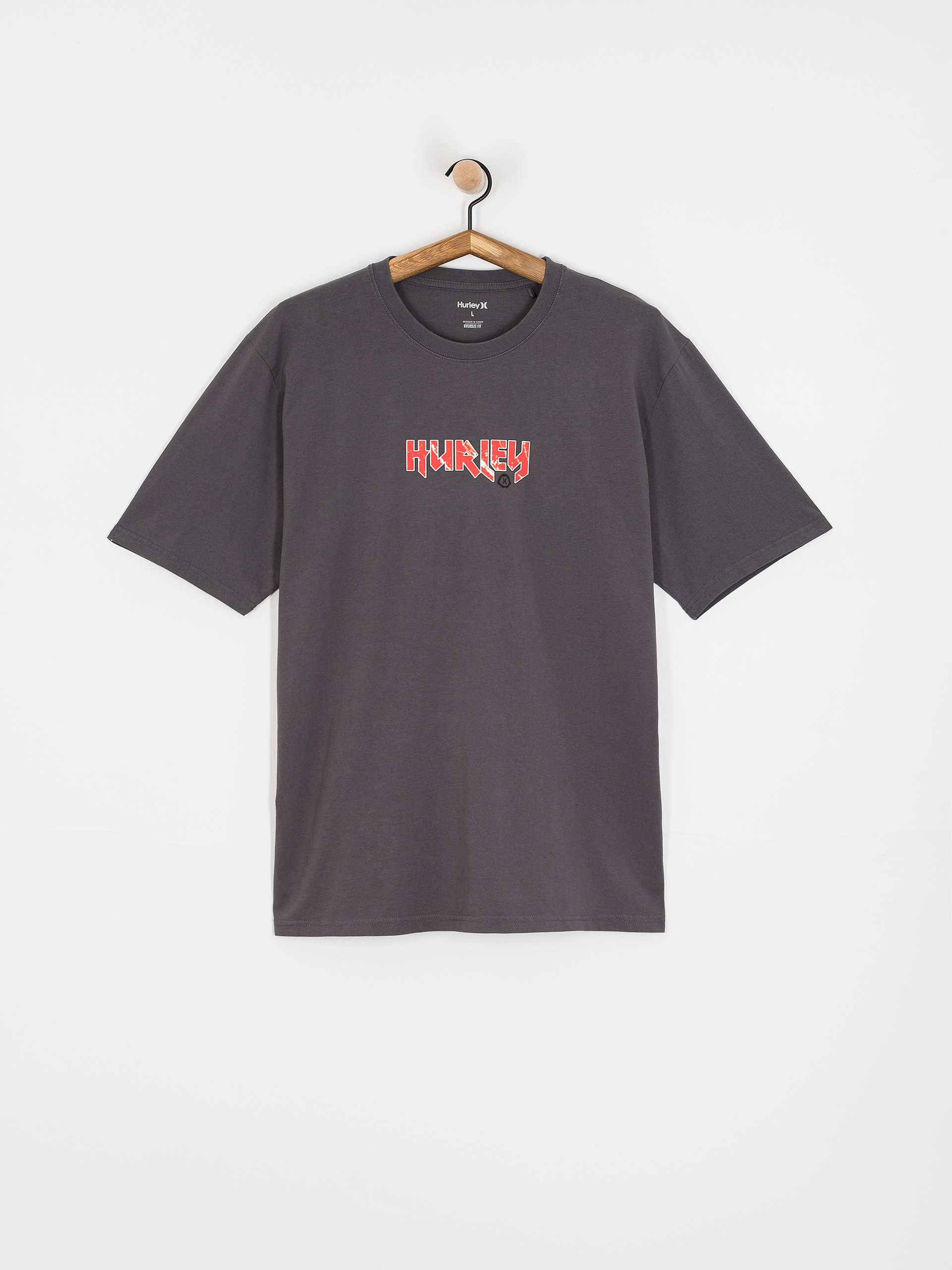 Hurley Wave Addiction T-Shirt (dark stone grey)