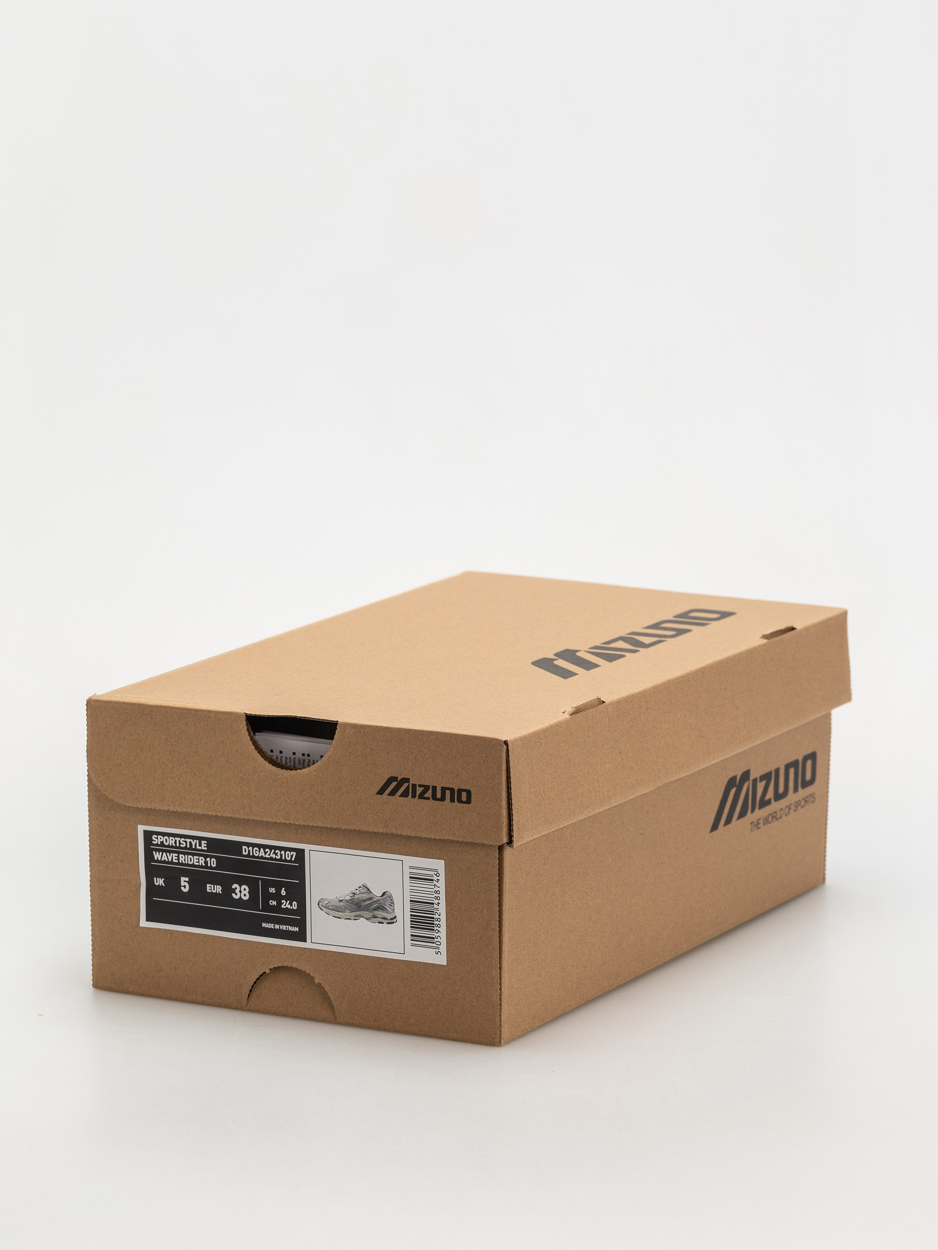 Mizuno Wave Rider 10 Schuhe (snow white/slate/bistro green)