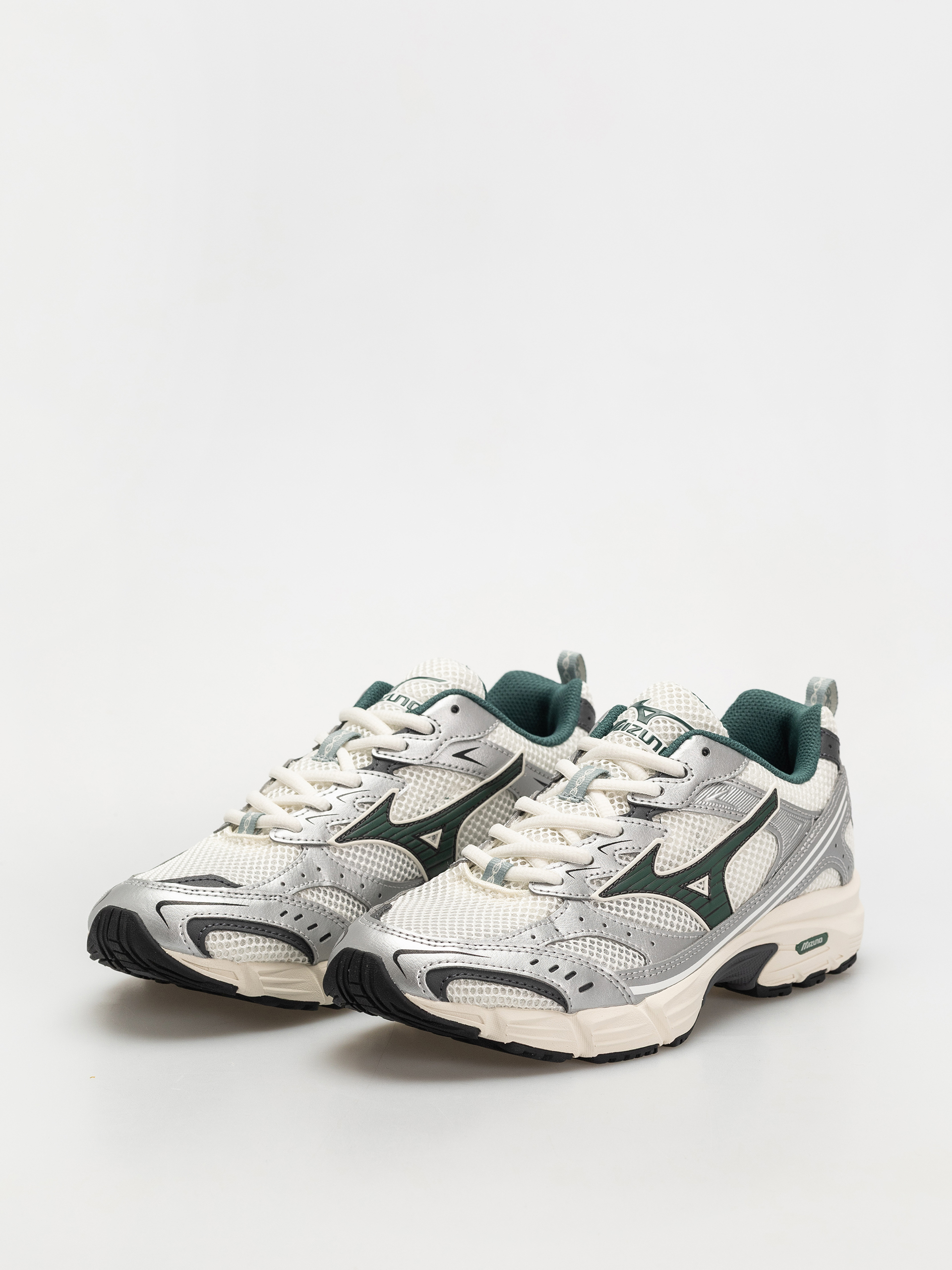 Mizuno MXR Shoes (snow white/bistro green/silver)