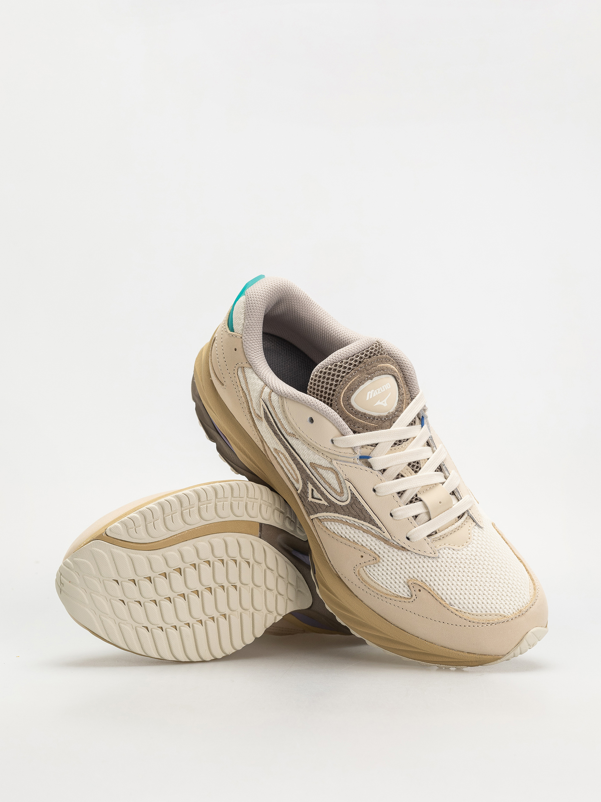 Mizuno Wave Rider Βeta Premium Schuhe (summer sand/vintage khaki/cedar)