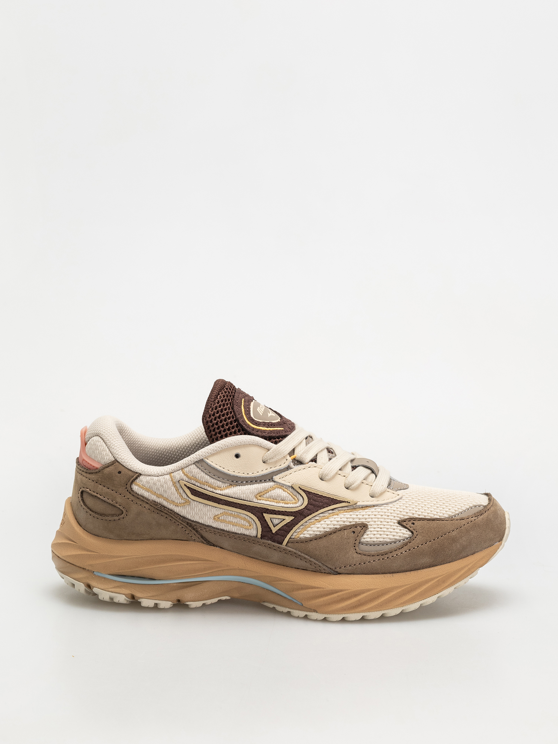 Mizuno Wave Rider u0392eta Premium Shoes (vintage khaki/chicory coffee/lantana)