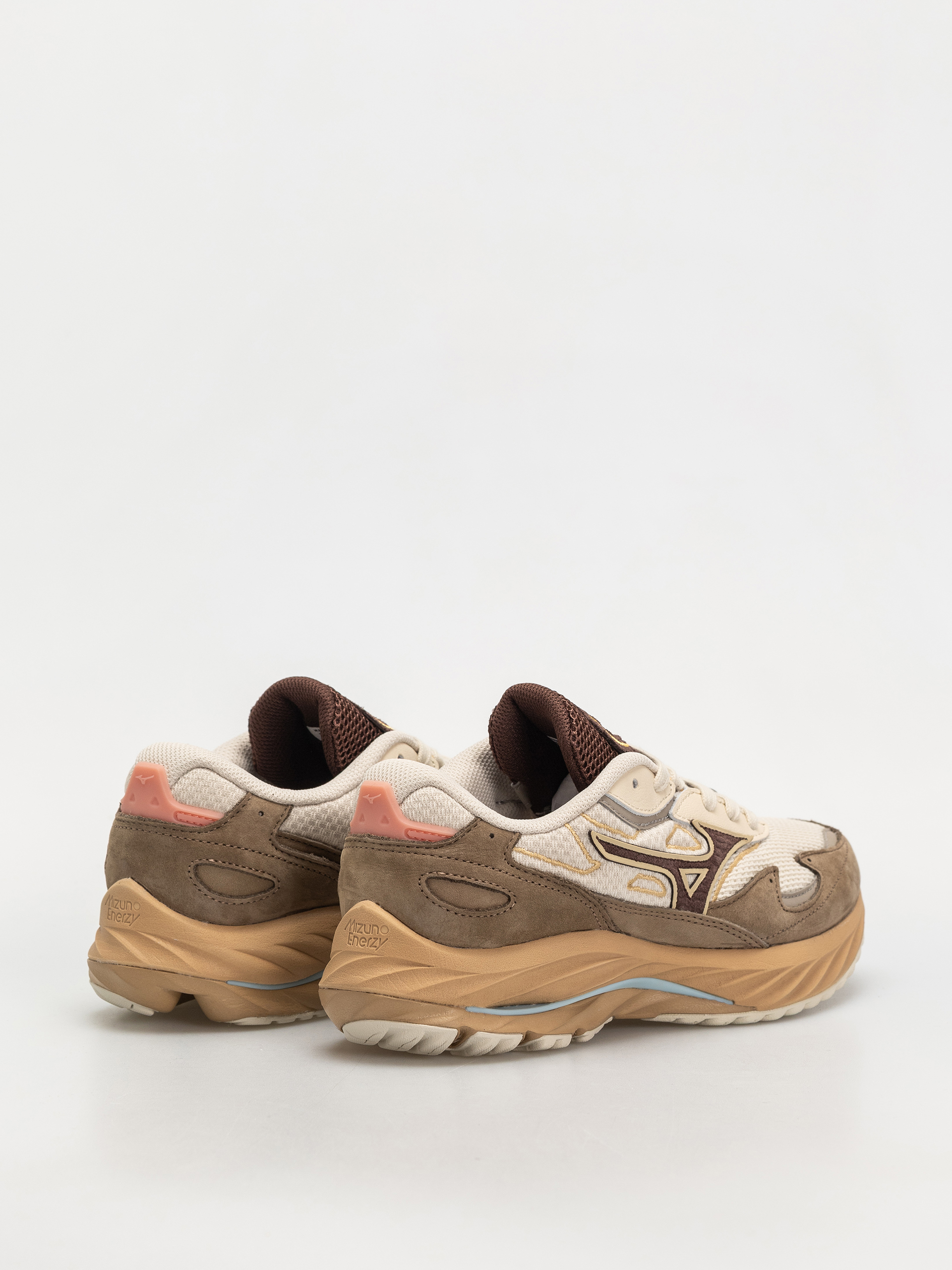 Mizuno Wave Rider Βeta Premium Shoes (vintage khaki/chicory coffee/lantana)