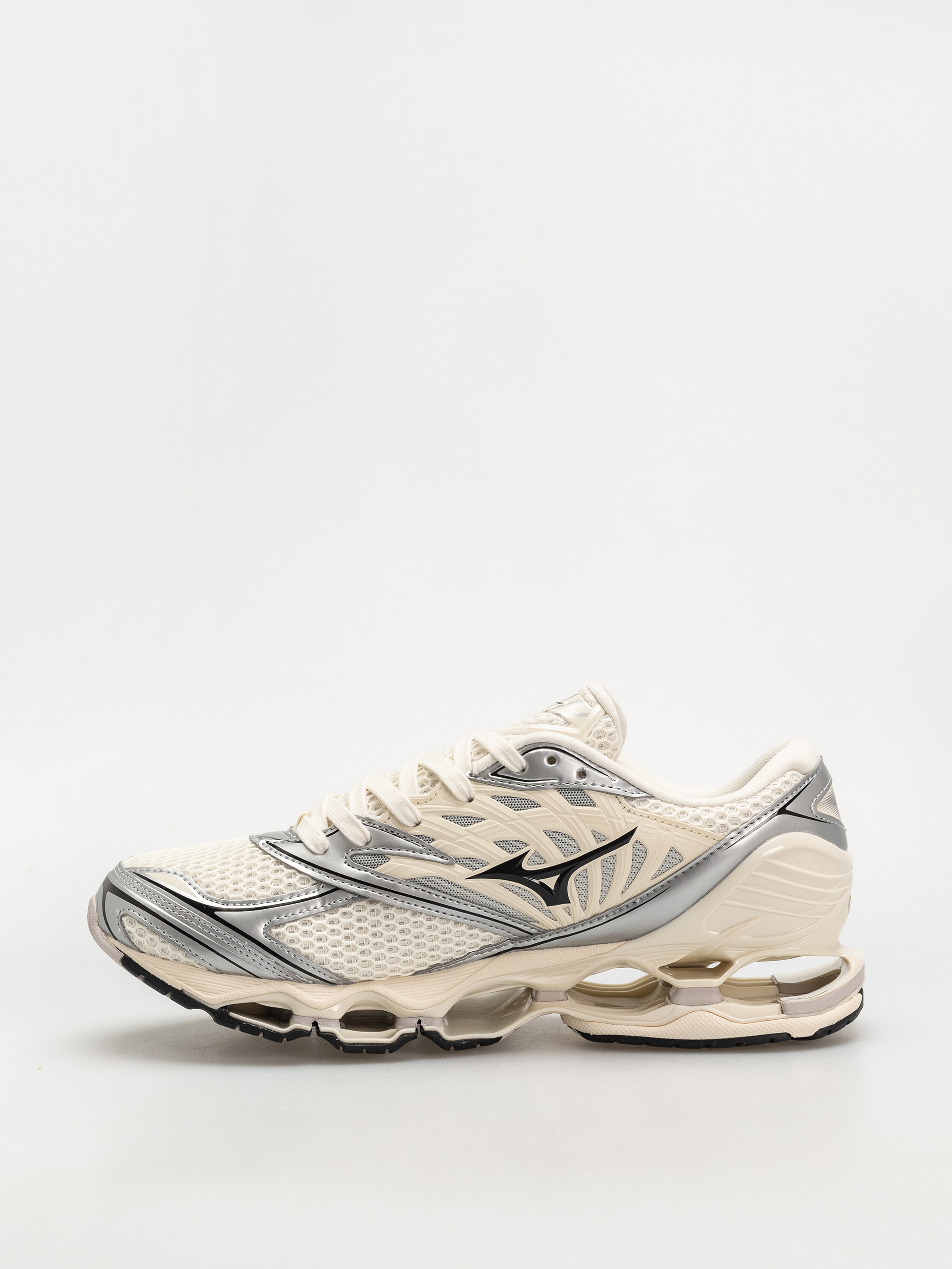 Mizuno Wave Prophecy LS Shoes - white, silver (pristine/black/silver)