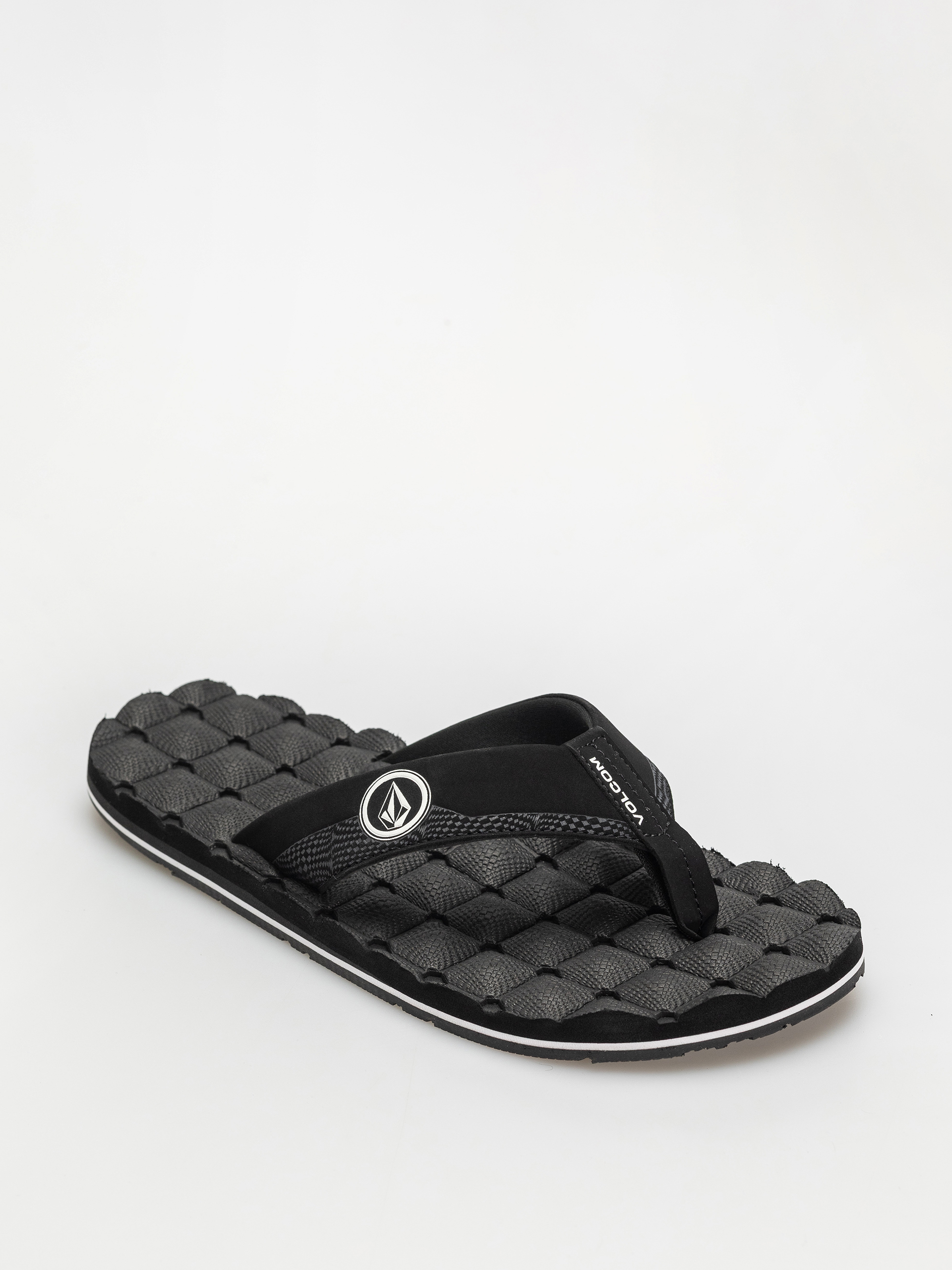 Volcom Recliner Flip-flops (black white)